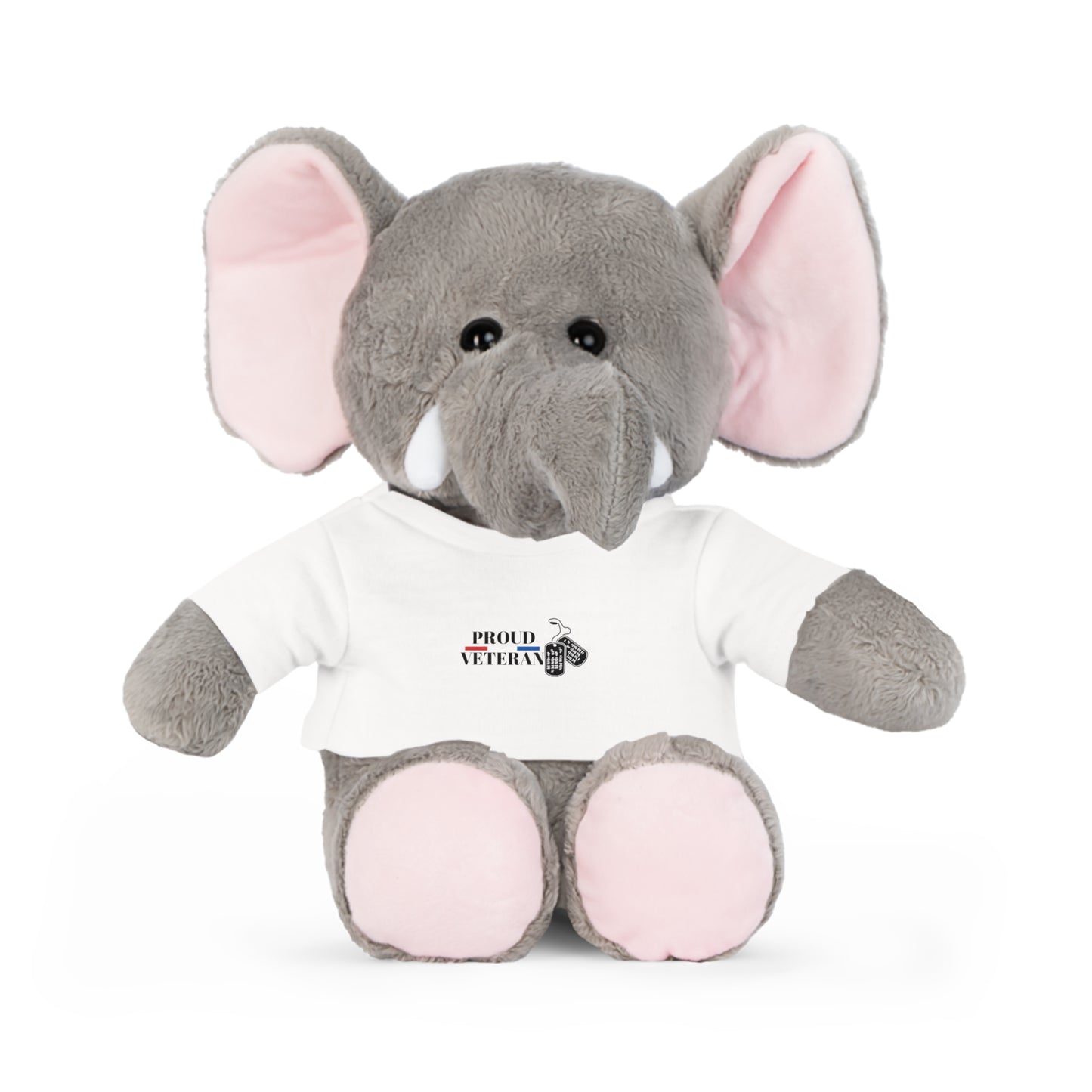 Plush Toy with T-Shirt - Proud Veteran