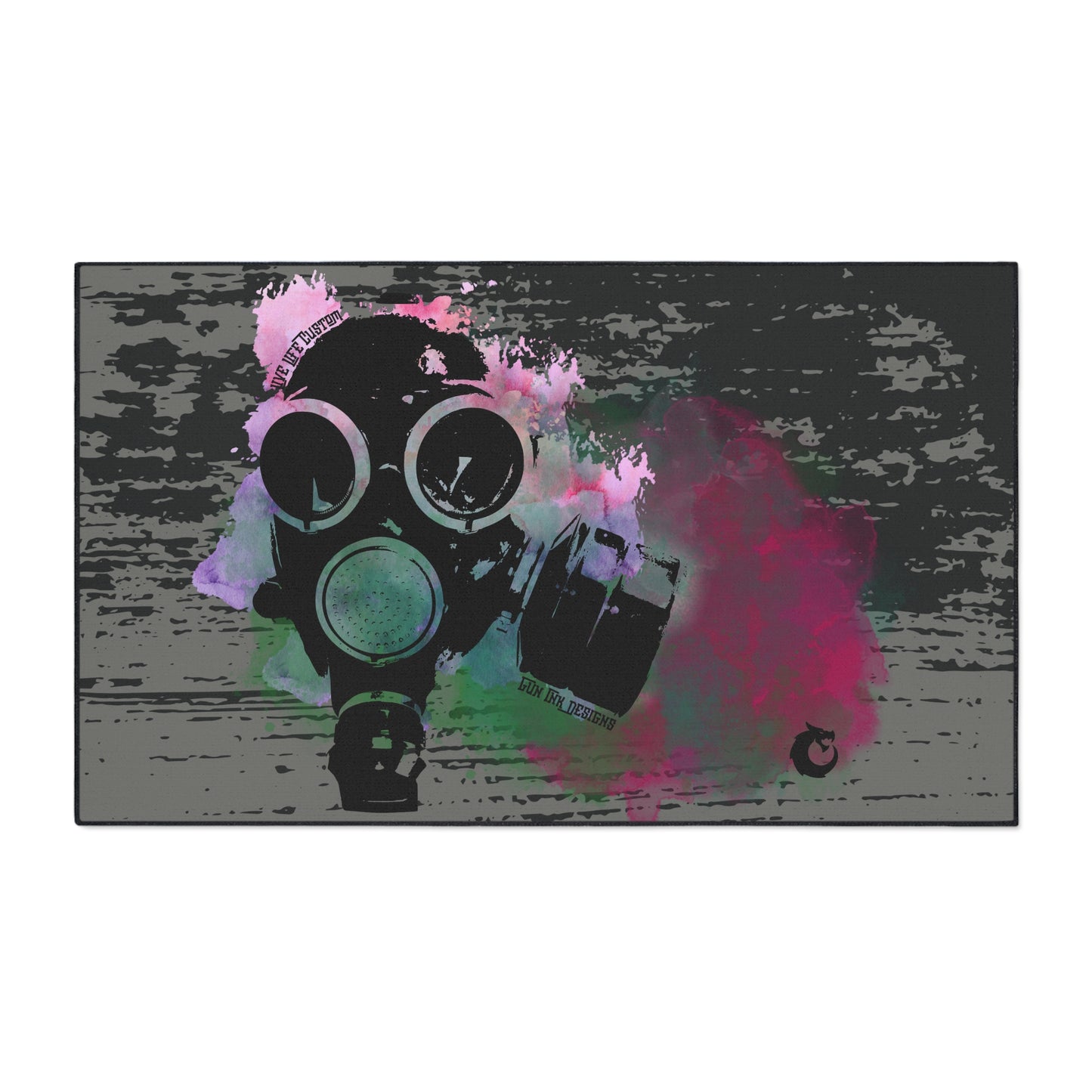Heavy Duty Floor Mat - Gas Mask