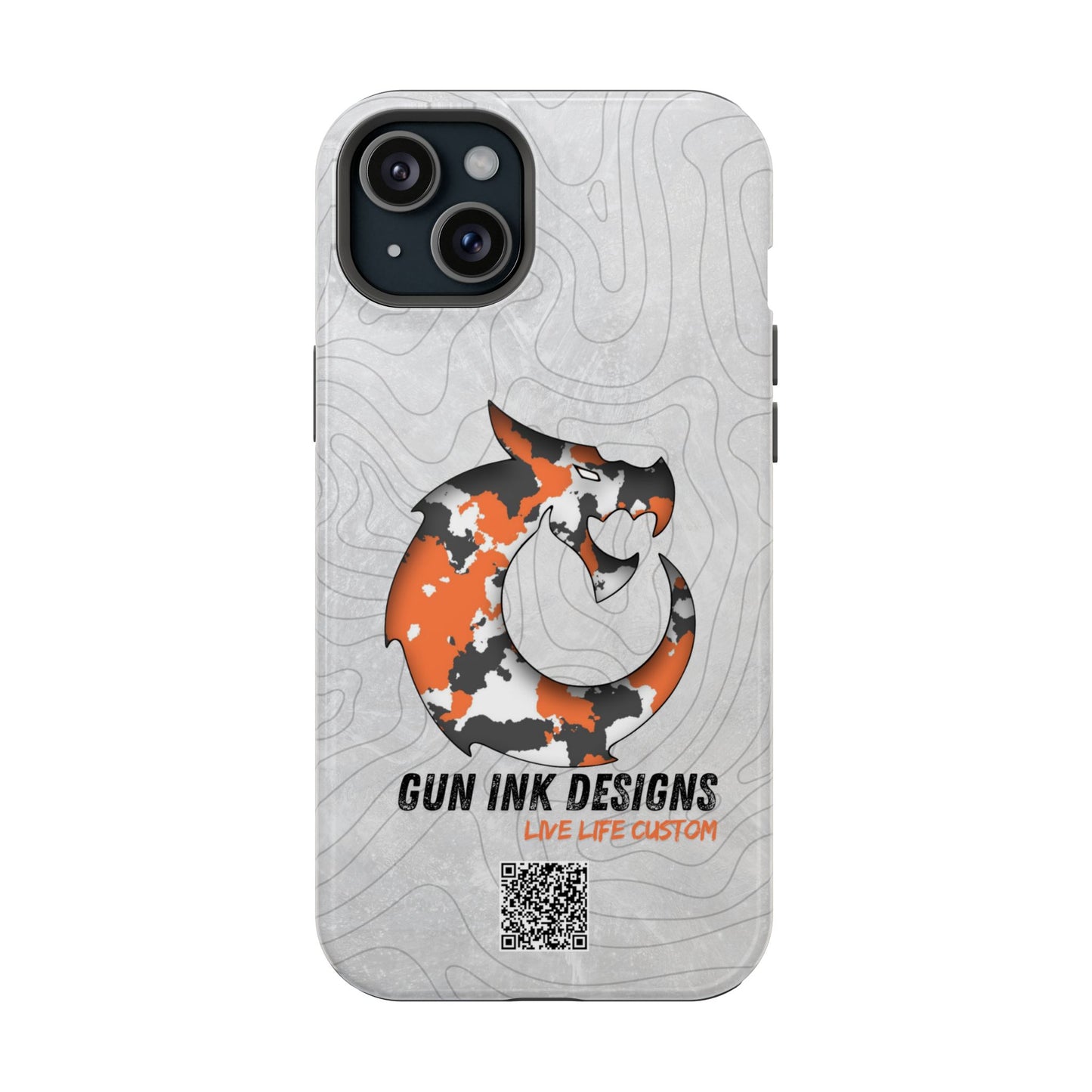 Magnetic Tough Cases - Topo QR code