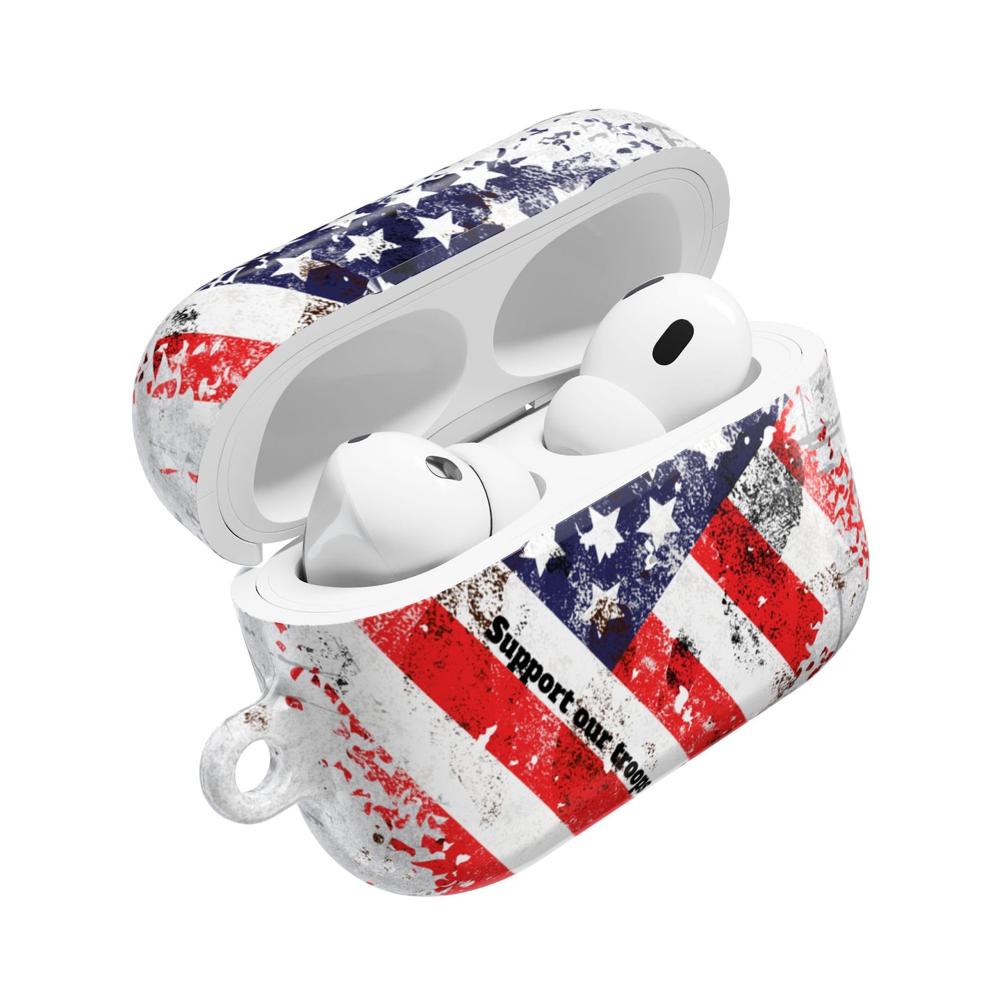Patriotic AirPod Cases - Support Our Troops Design