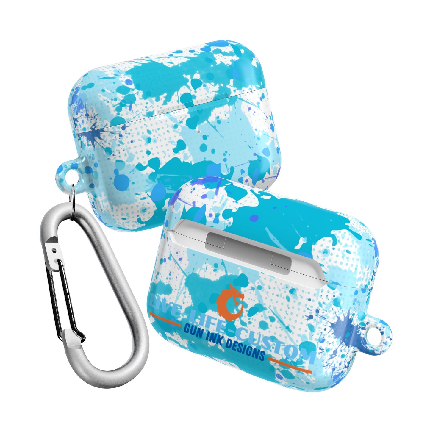 A Splash of Color AirPods Case - Live Life Custom Design