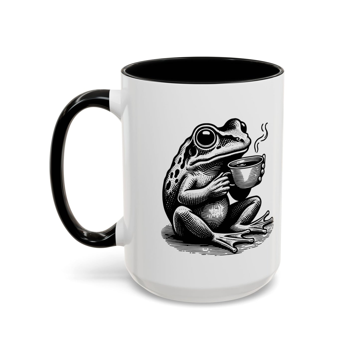 Accent Coffee Mug (11, 15oz) - Coffee Frogs