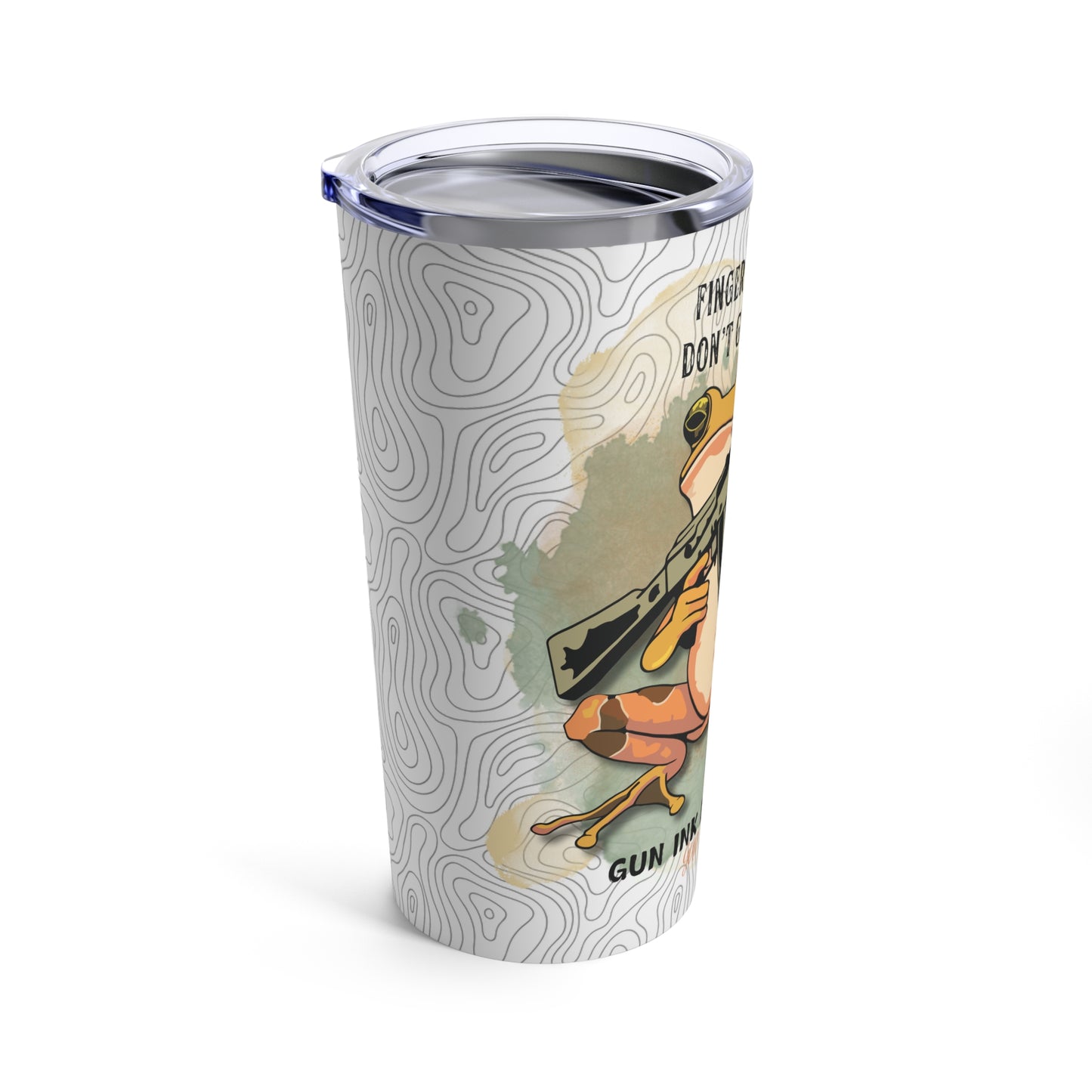 Tumbler 20oz - Don't Get Froggy