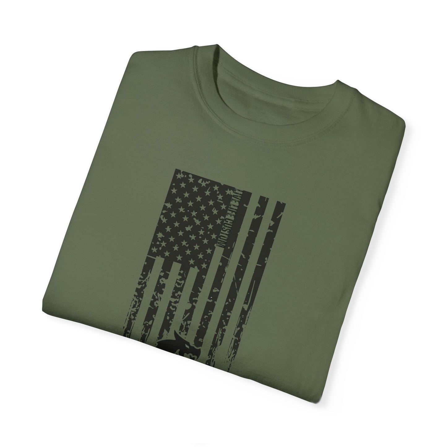 Garment-Dyed T-shirt - Distressed Flag
