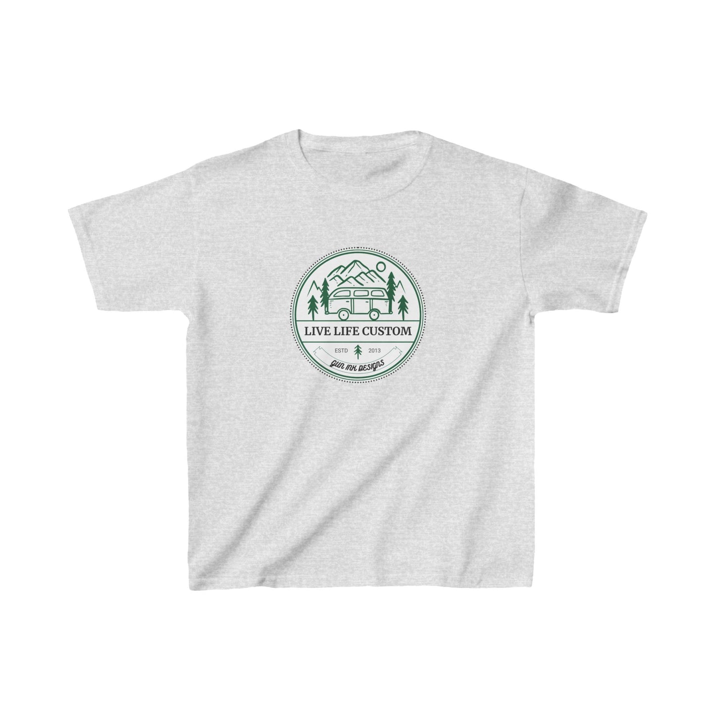 Kids Heavy Cotton™ Tee - Circle Van
