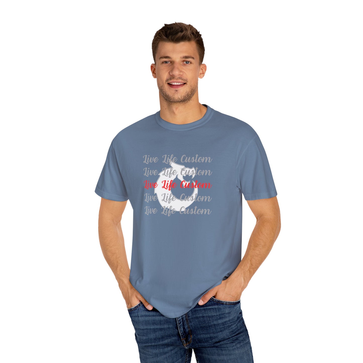 Garment-Dyed T-shirt - LLC Stacked