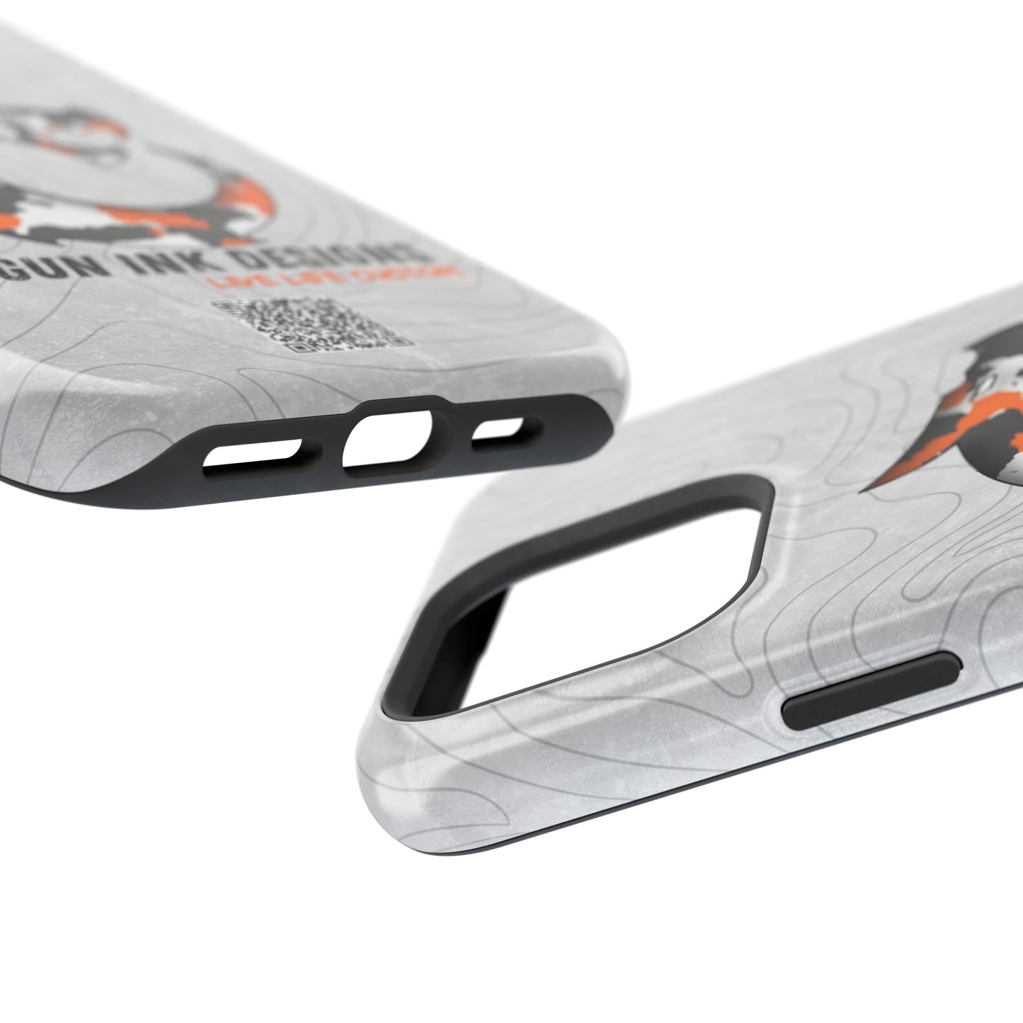 Magnetic Tough Cases - Topo QR code