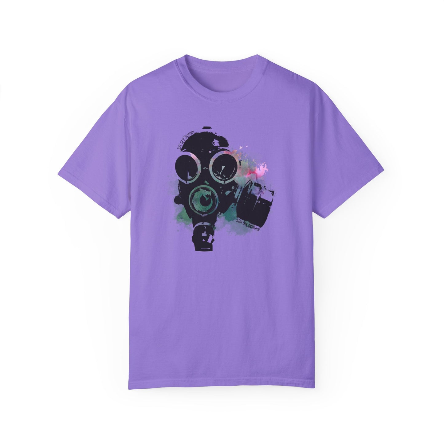 Garment-Dyed T-shirt - Gas Mask 1