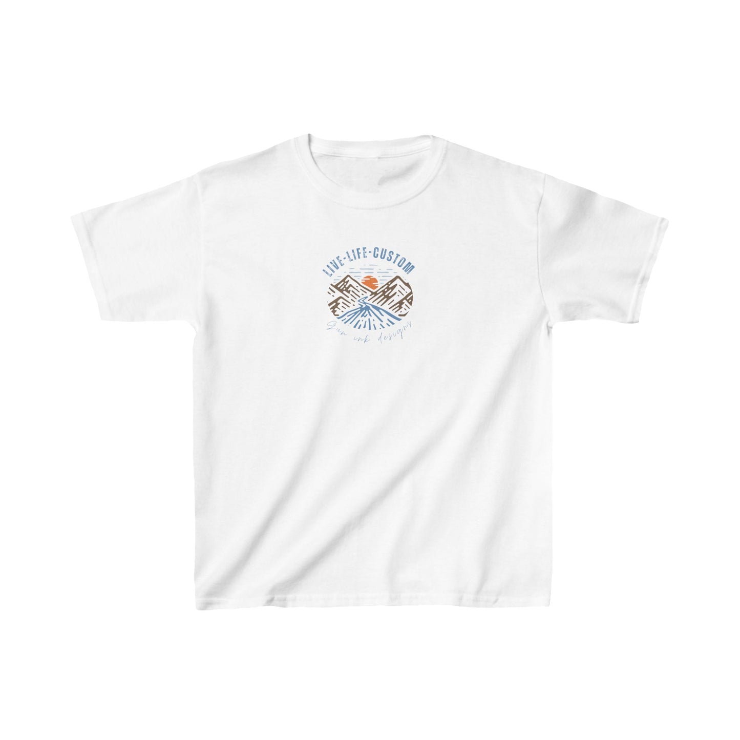 Kids Heavy Cotton™ Tee - LLC Mountains