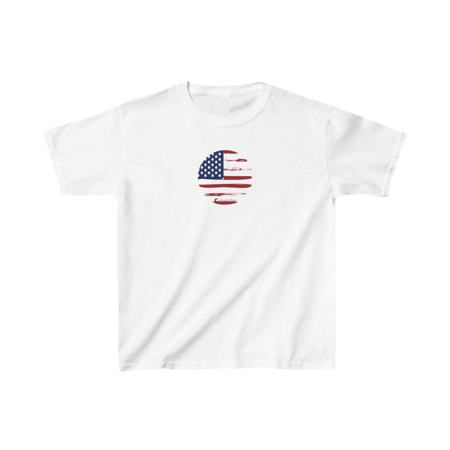 Kids Heavy Cotton™ Tee - Circle Flag