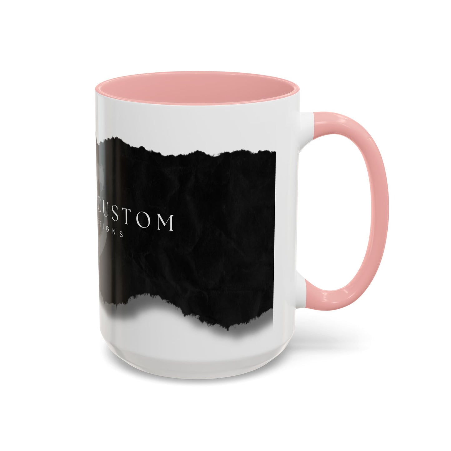 Accent Coffee Mug (11, 15oz) - Torn Paper