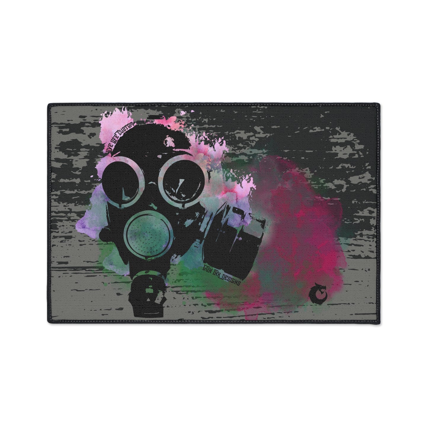 Heavy Duty Floor Mat - Gas Mask