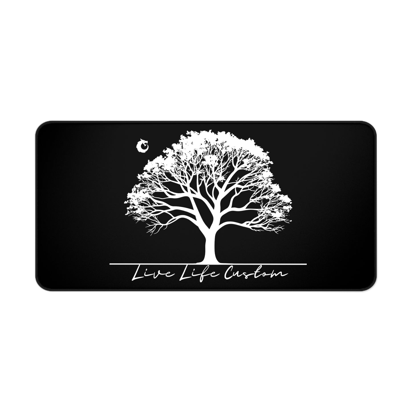 Desk Mat - White Tree