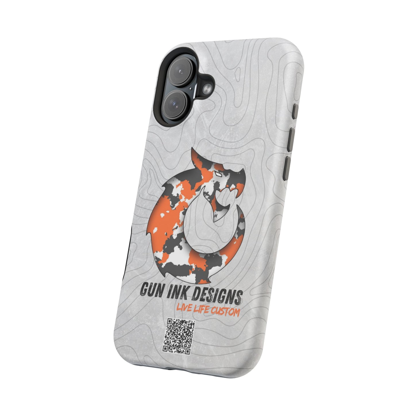 Magnetic Tough Cases - Topo QR code
