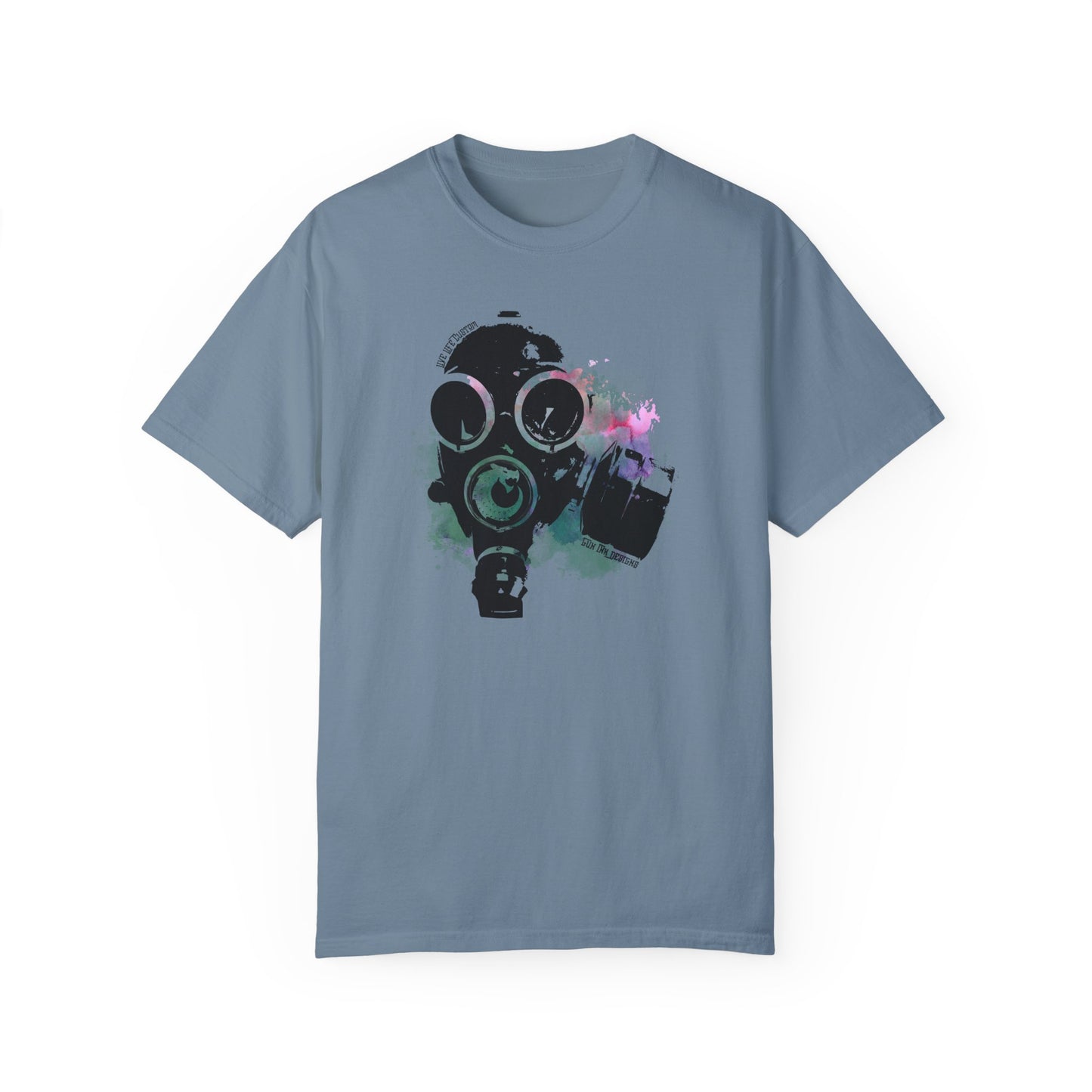 Garment-Dyed T-shirt - Gas Mask 1