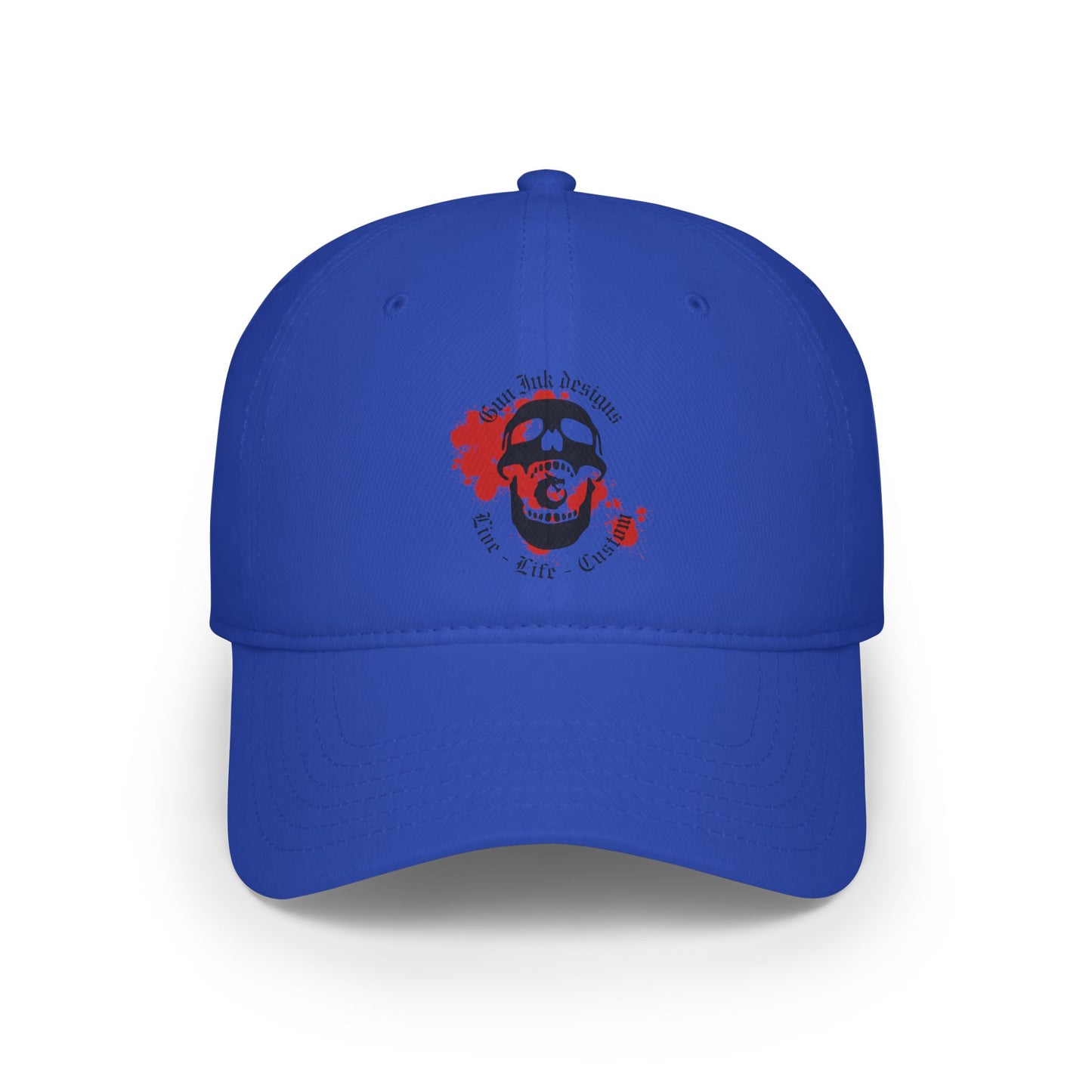 Low Profile Baseball Cap - GID Skull