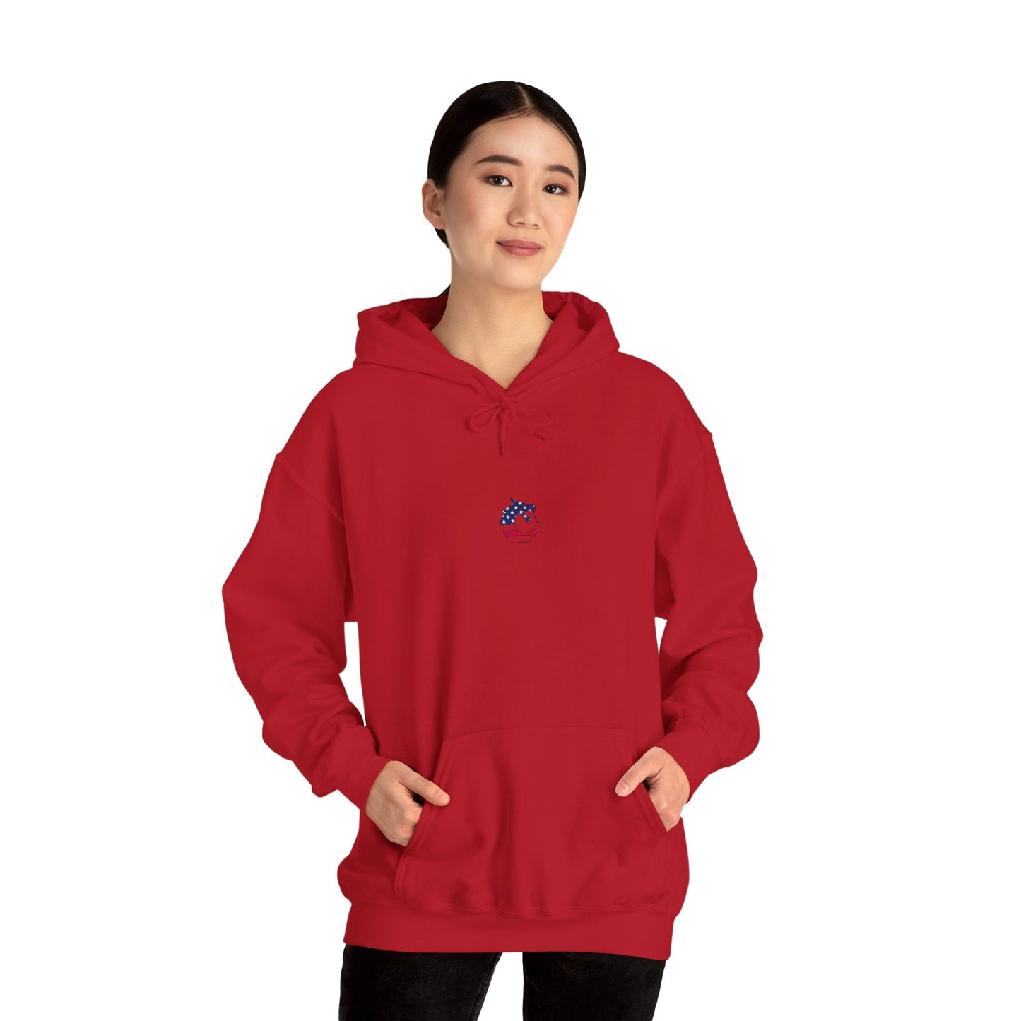 Heavy Blend™ Hooded Sweatshirt - 3D Flag