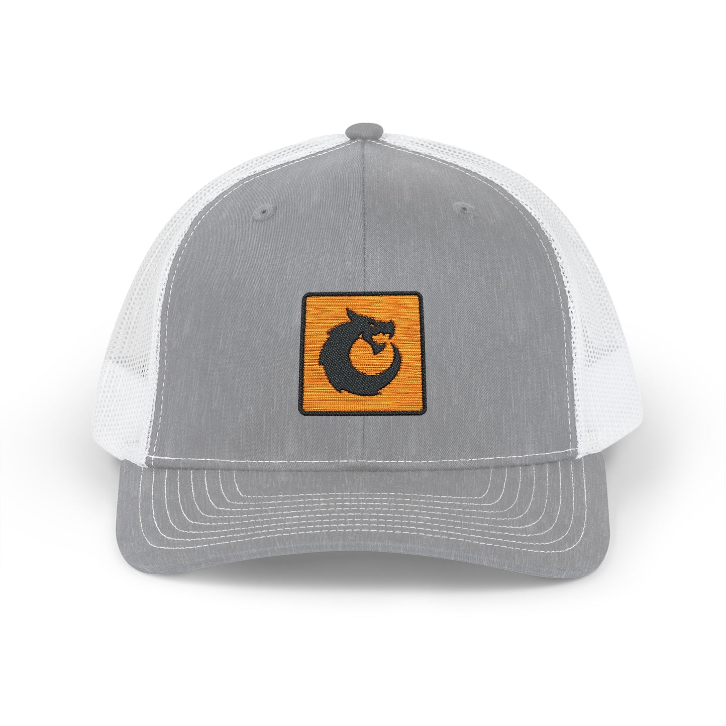Snapback Trucker Cap - Orange Patch