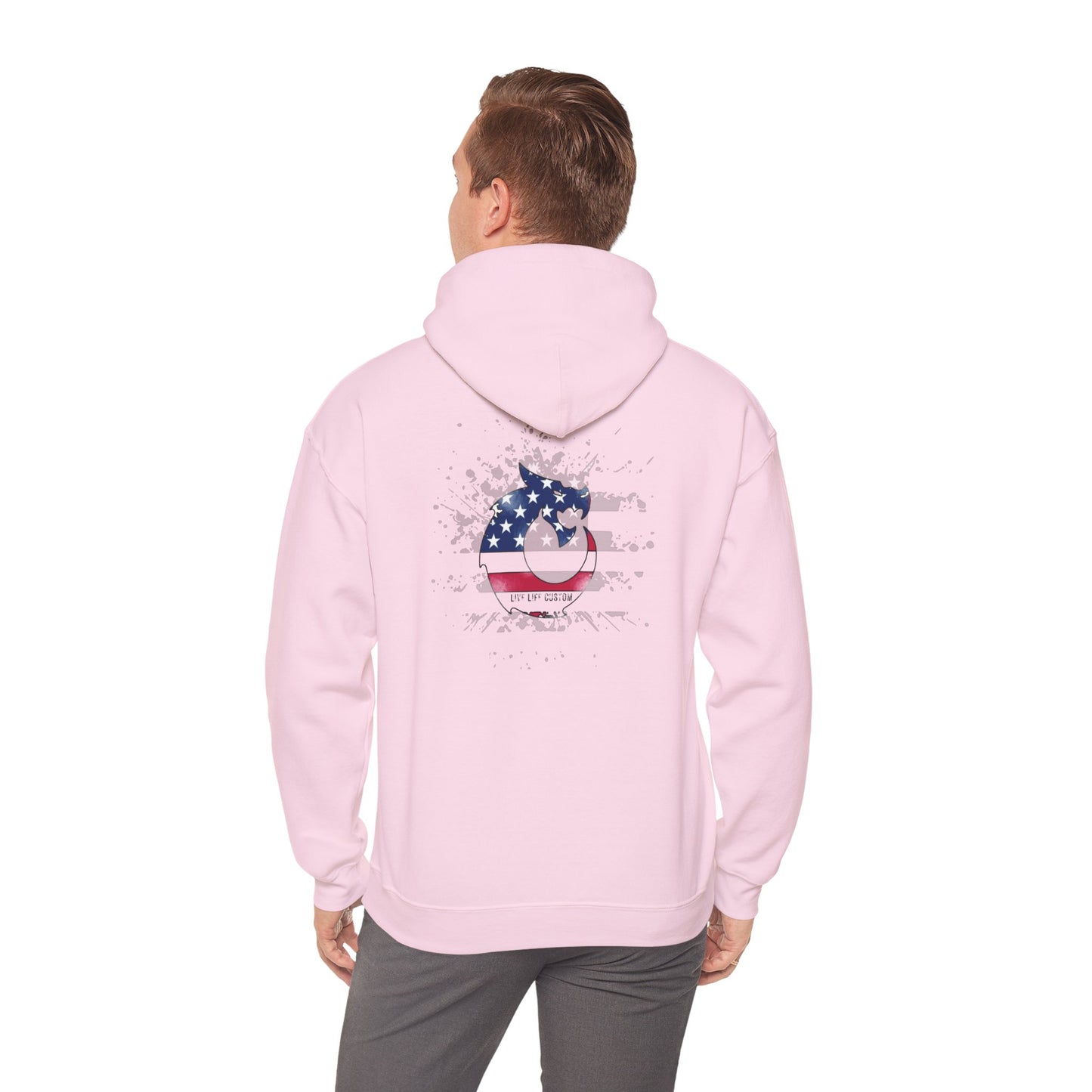 Heavy Blend™ Hooded Sweatshirt - 3D Flag
