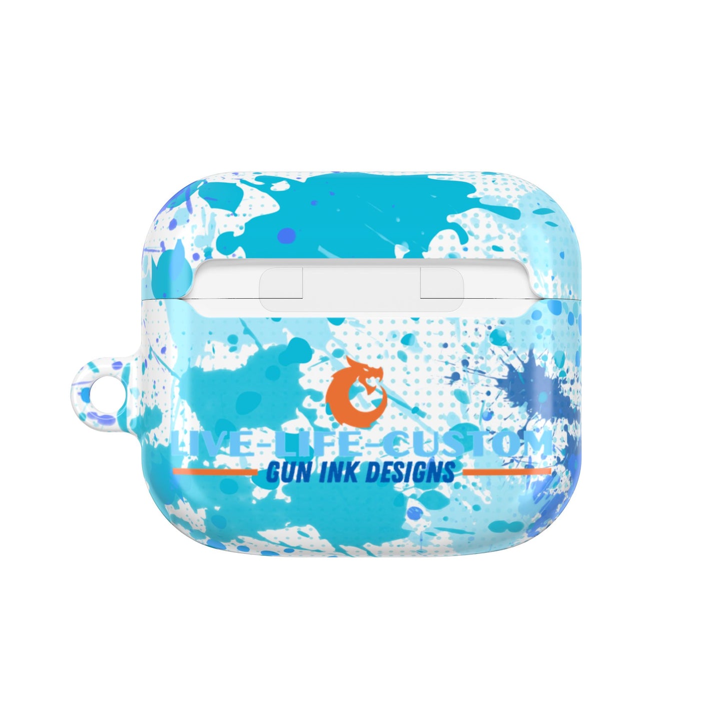 A Splash of Color AirPods Case - Live Life Custom Design