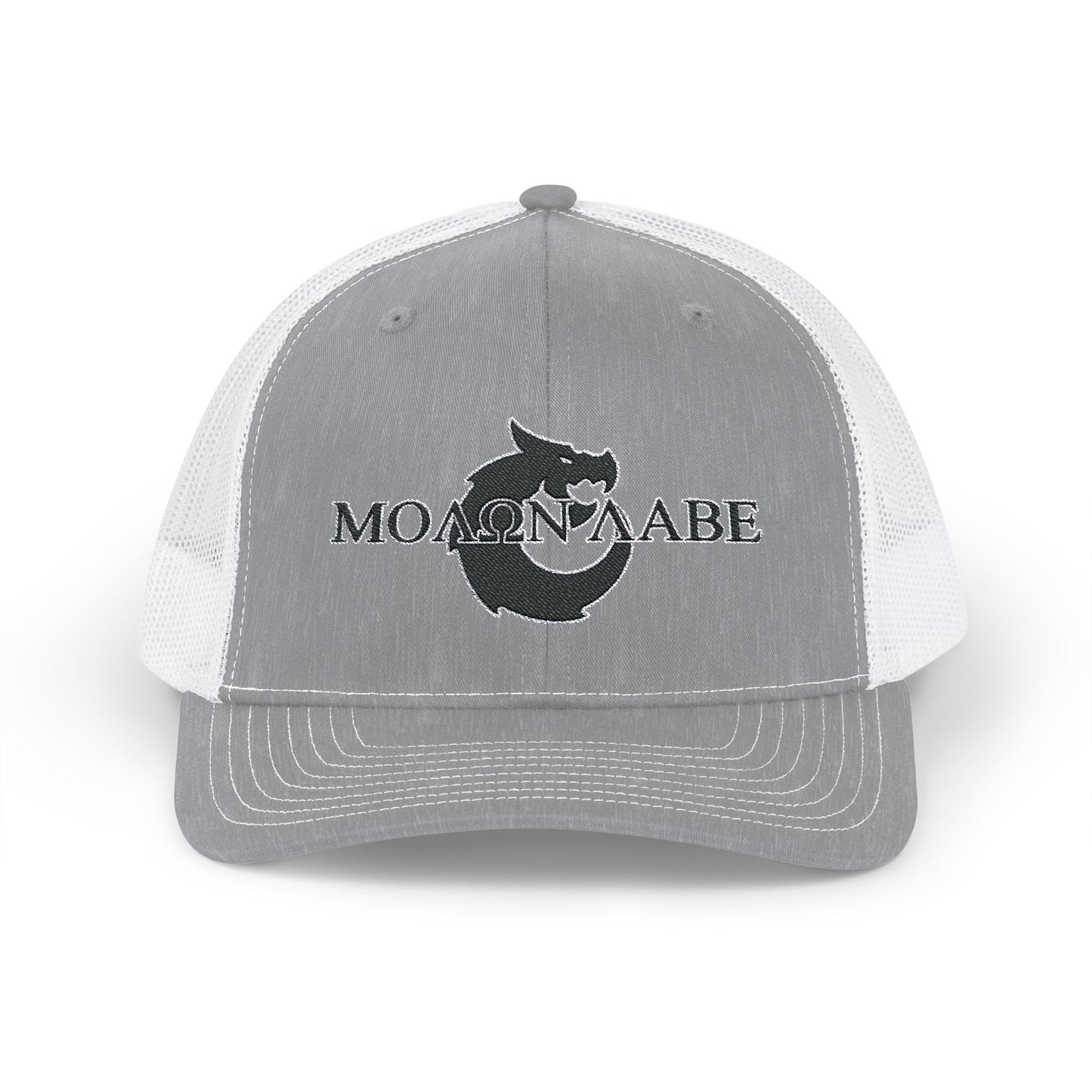 Snapback Trucker Cap - Molon Labe Dragon