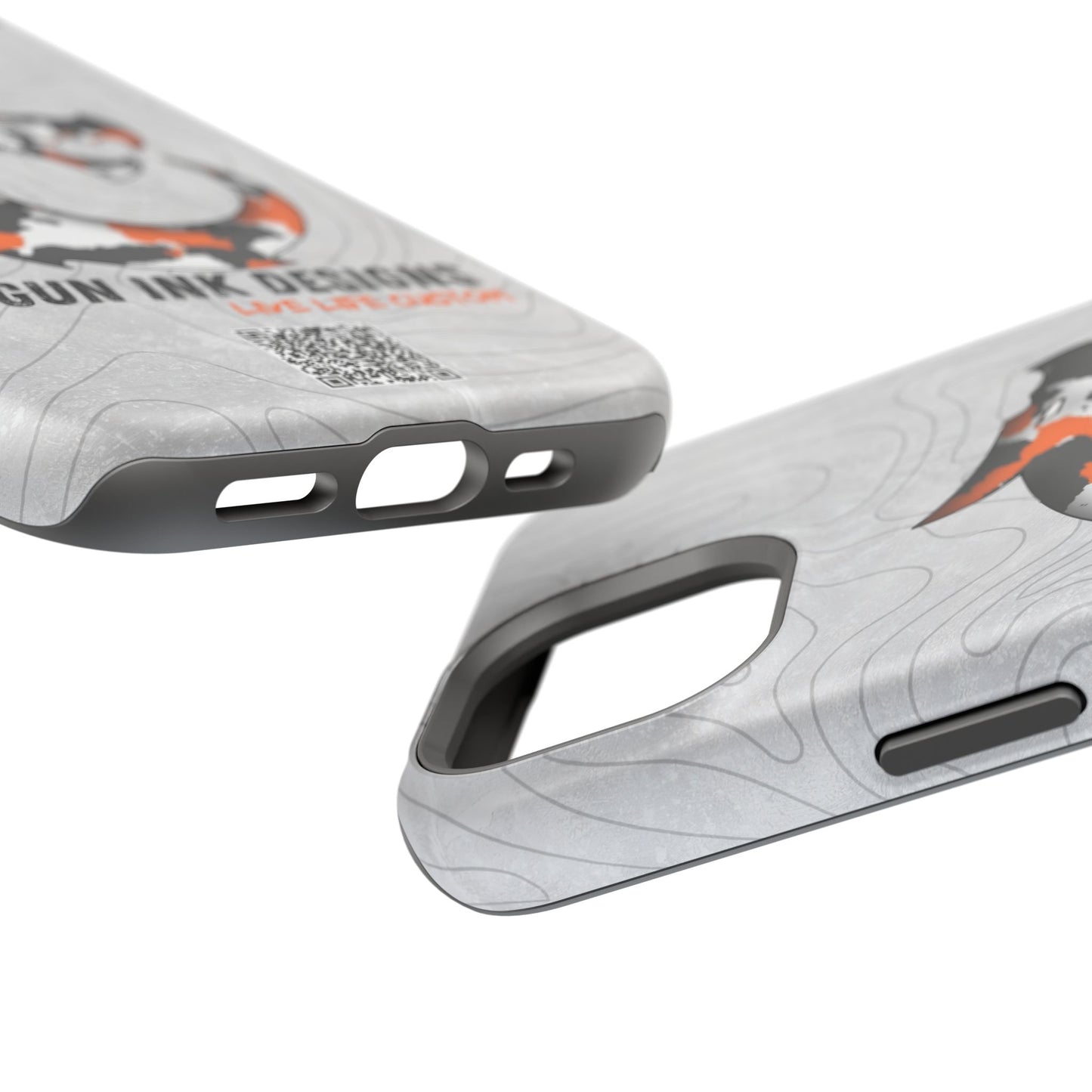 Magnetic Tough Cases - Topo QR code