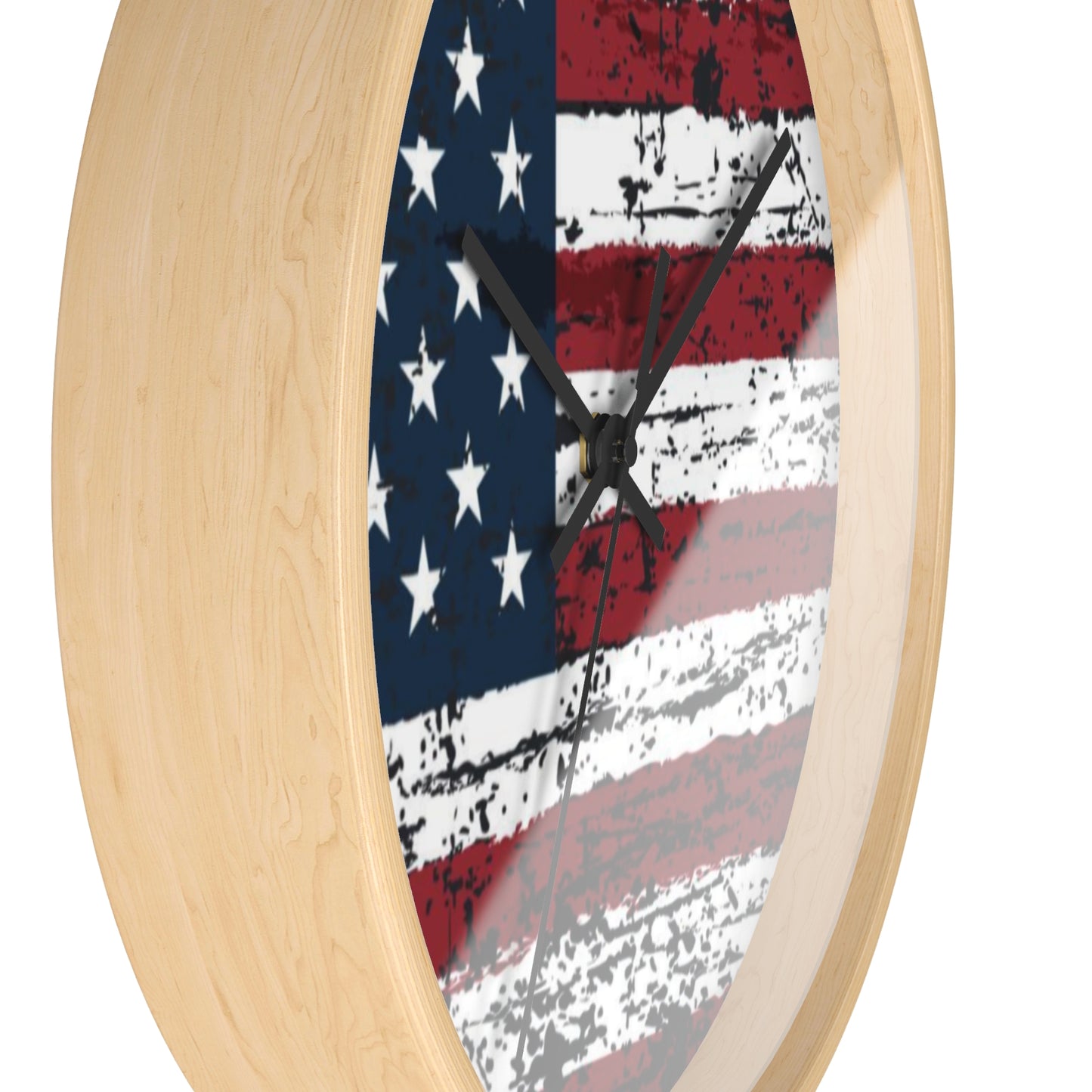 Wall Clock - Vintage Flag