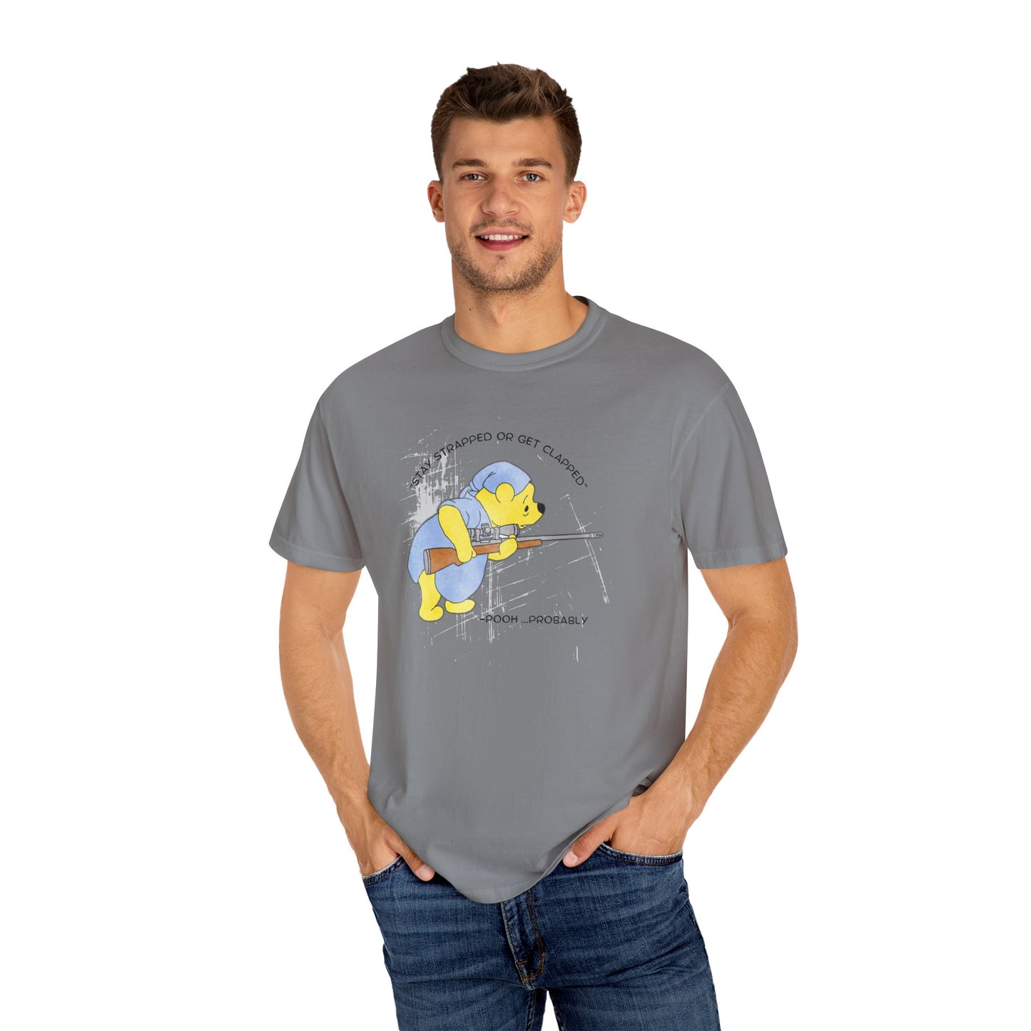 Unisex Garment-Dyed T-shirt - Stay Strapped