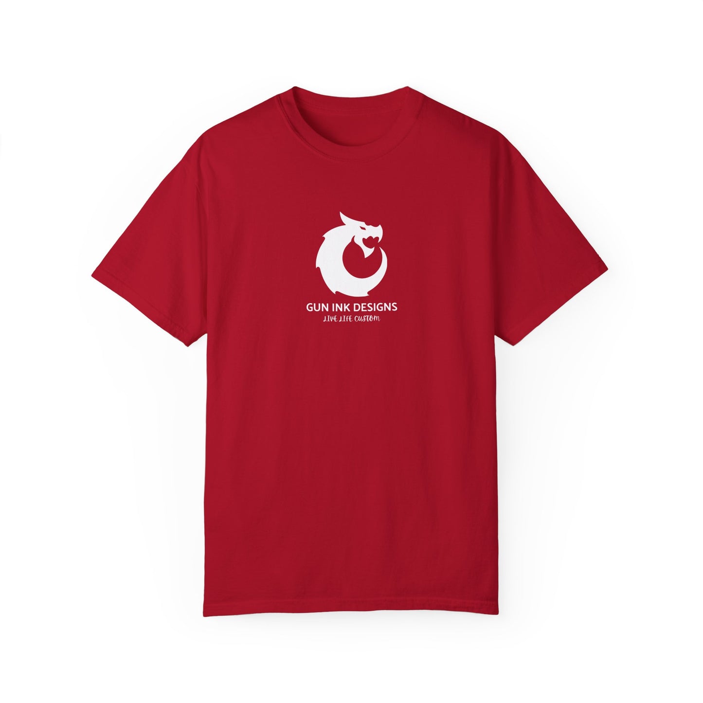 Garment-Dyed T-shirt - White Dragon