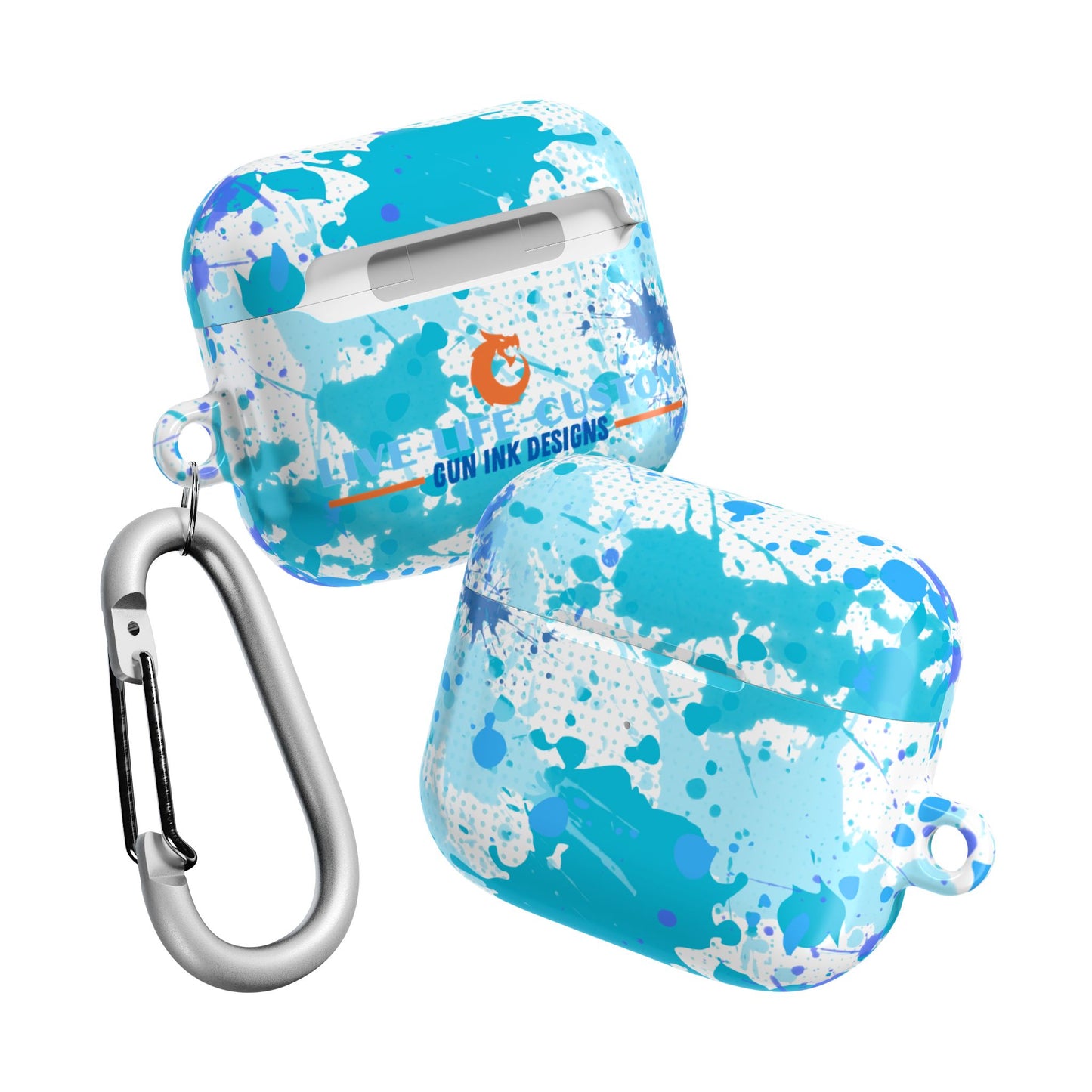 A Splash of Color AirPods Case - Live Life Custom Design