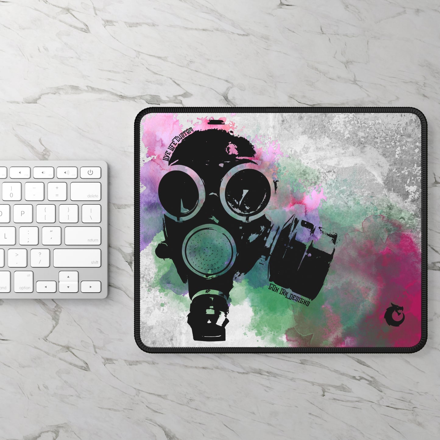 Gaming Mouse Pad - Gas Mask