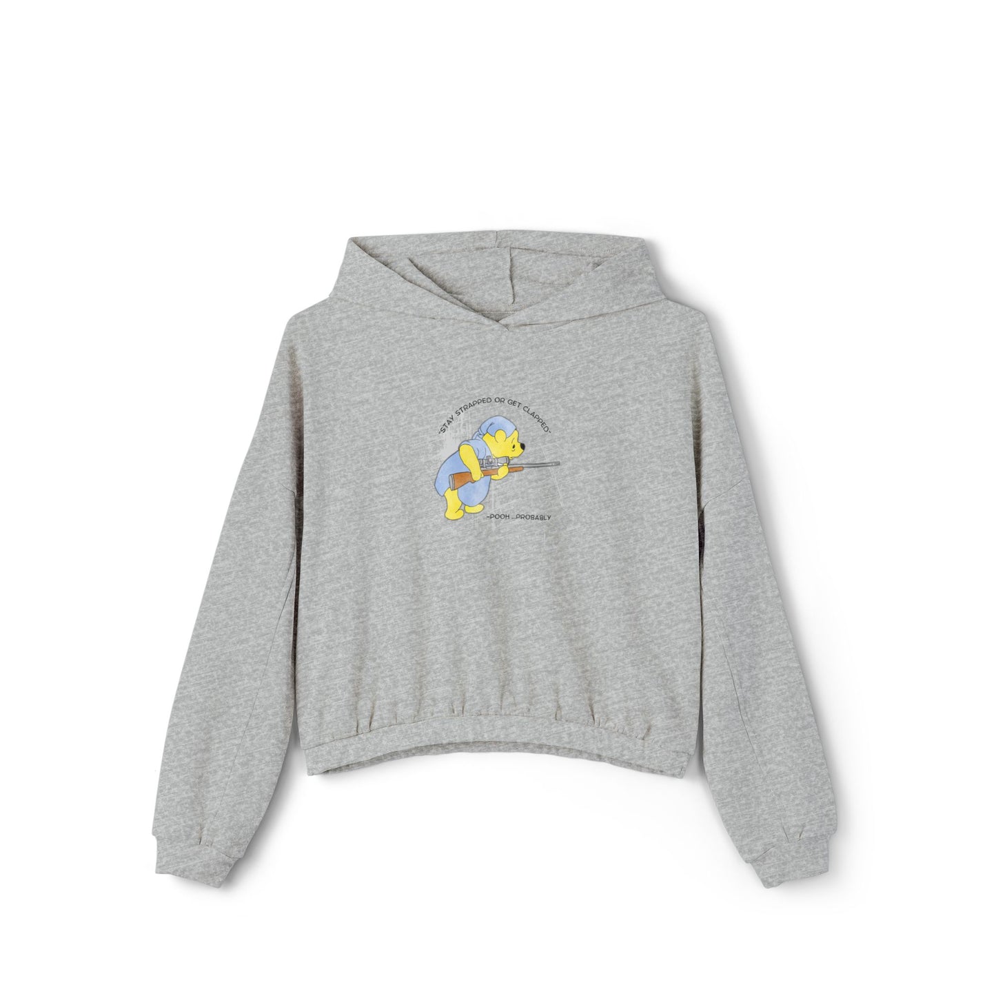 Women's Cinched Bottom Hoodie - Stay strapped