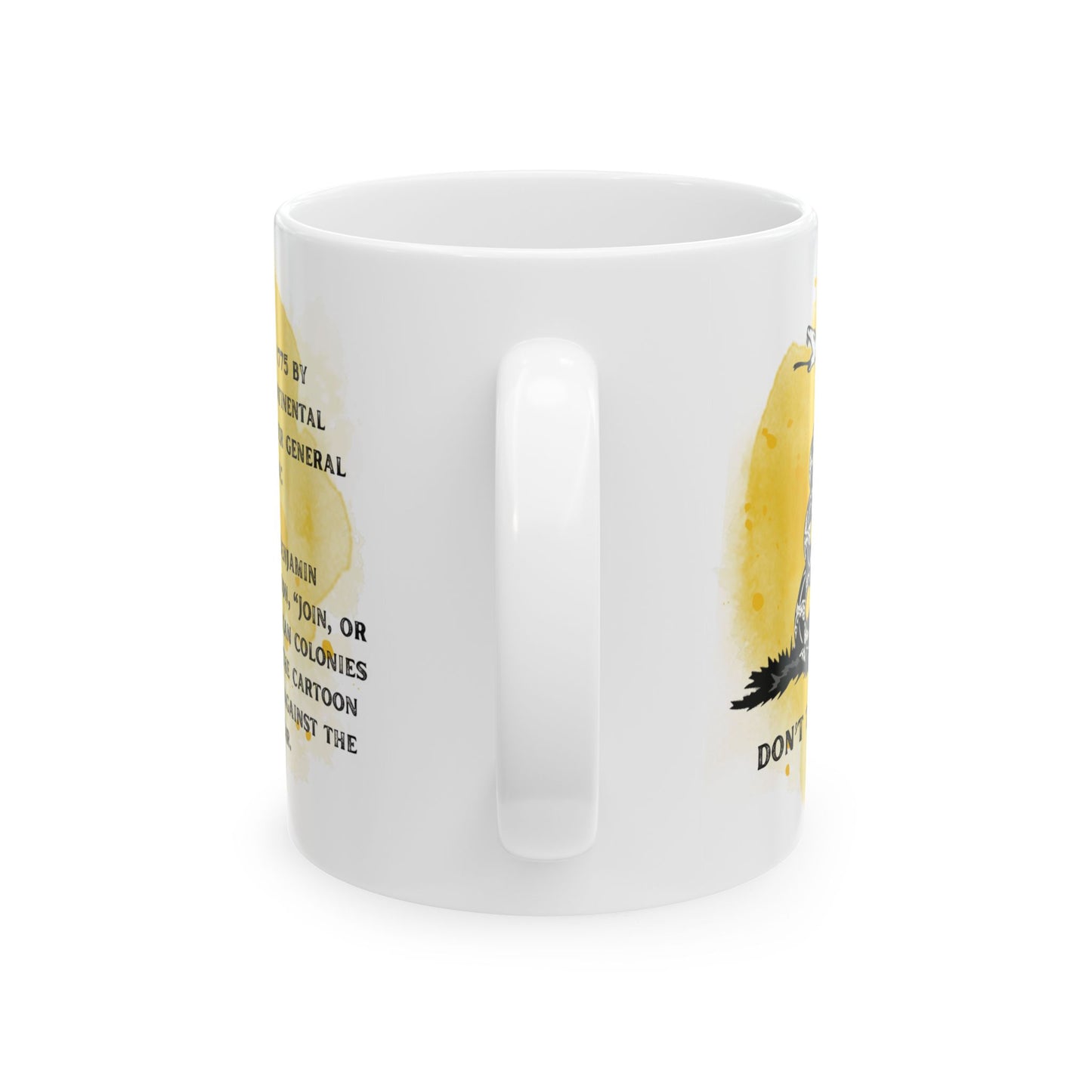Ceramic Mug, (11oz, 15oz) - Don't Tread on Me