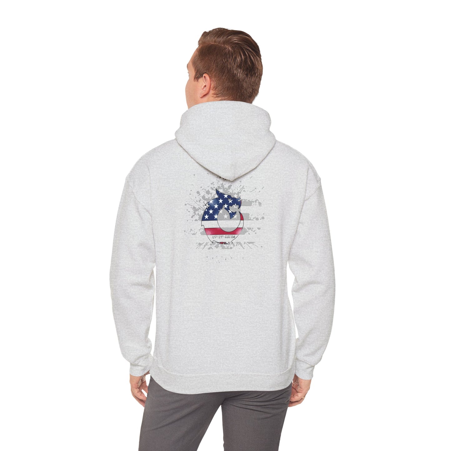 Heavy Blend™ Hooded Sweatshirt - 3D Flag