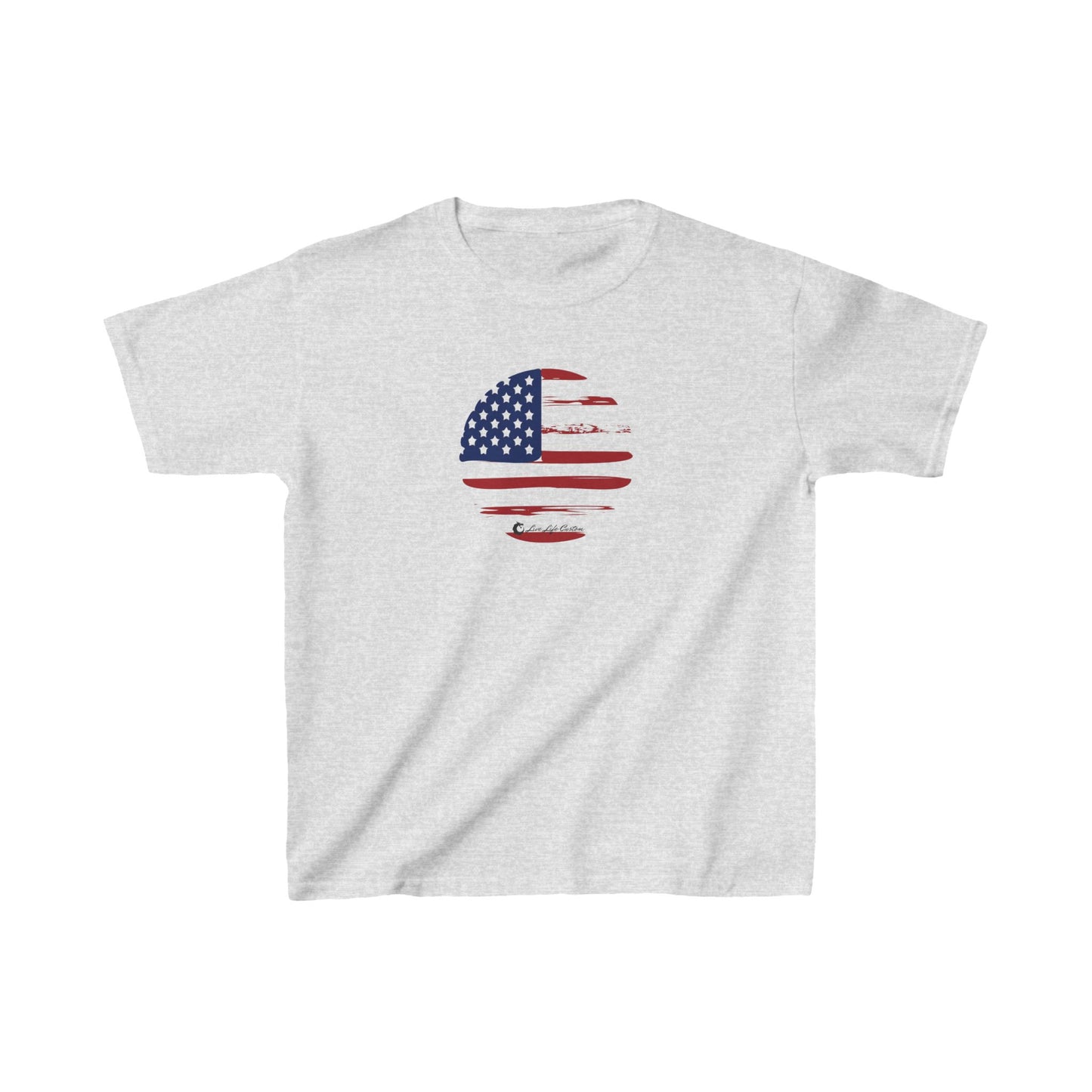 Kids Heavy Cotton™ Tee - Circle Flag