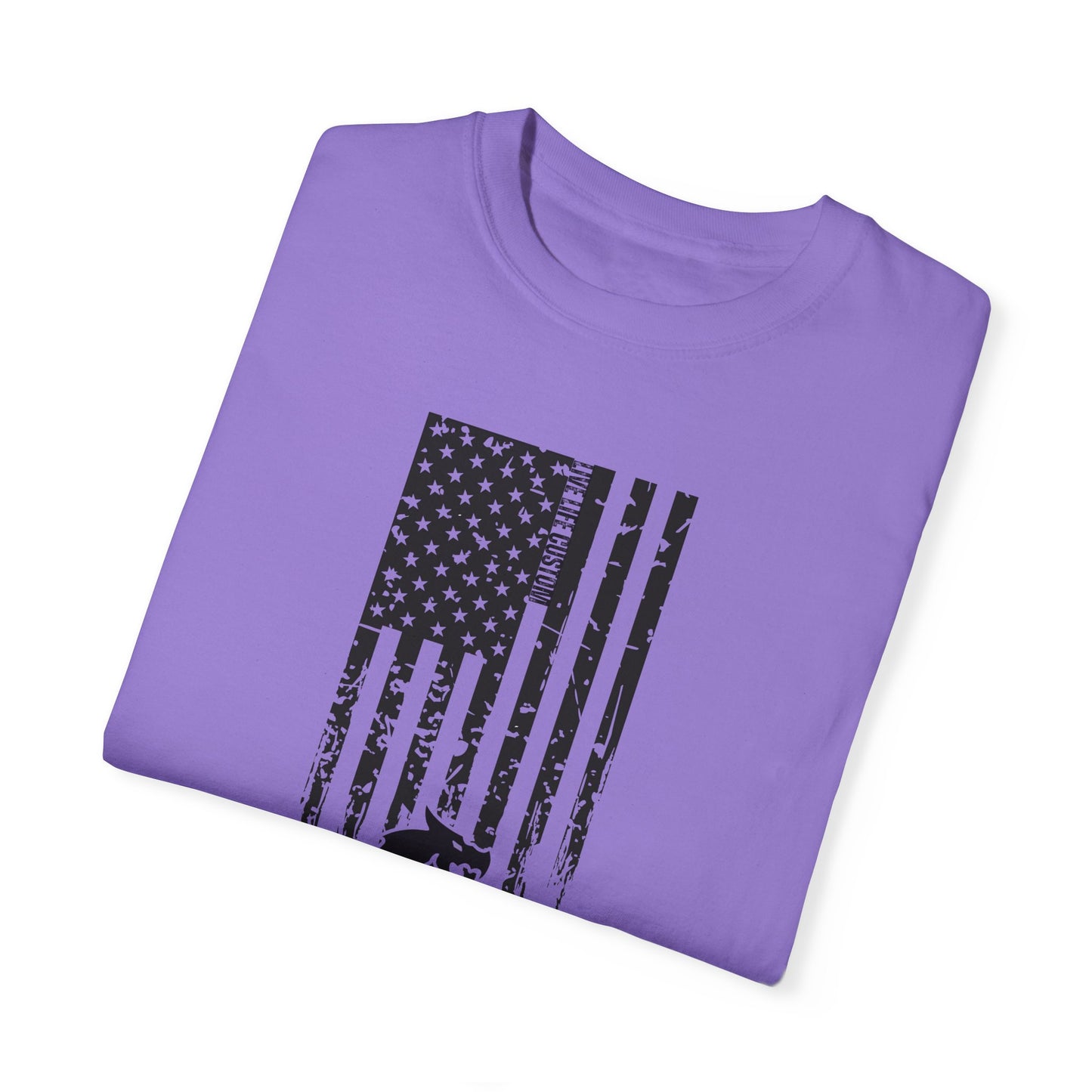 Garment-Dyed T-shirt - Distressed Flag