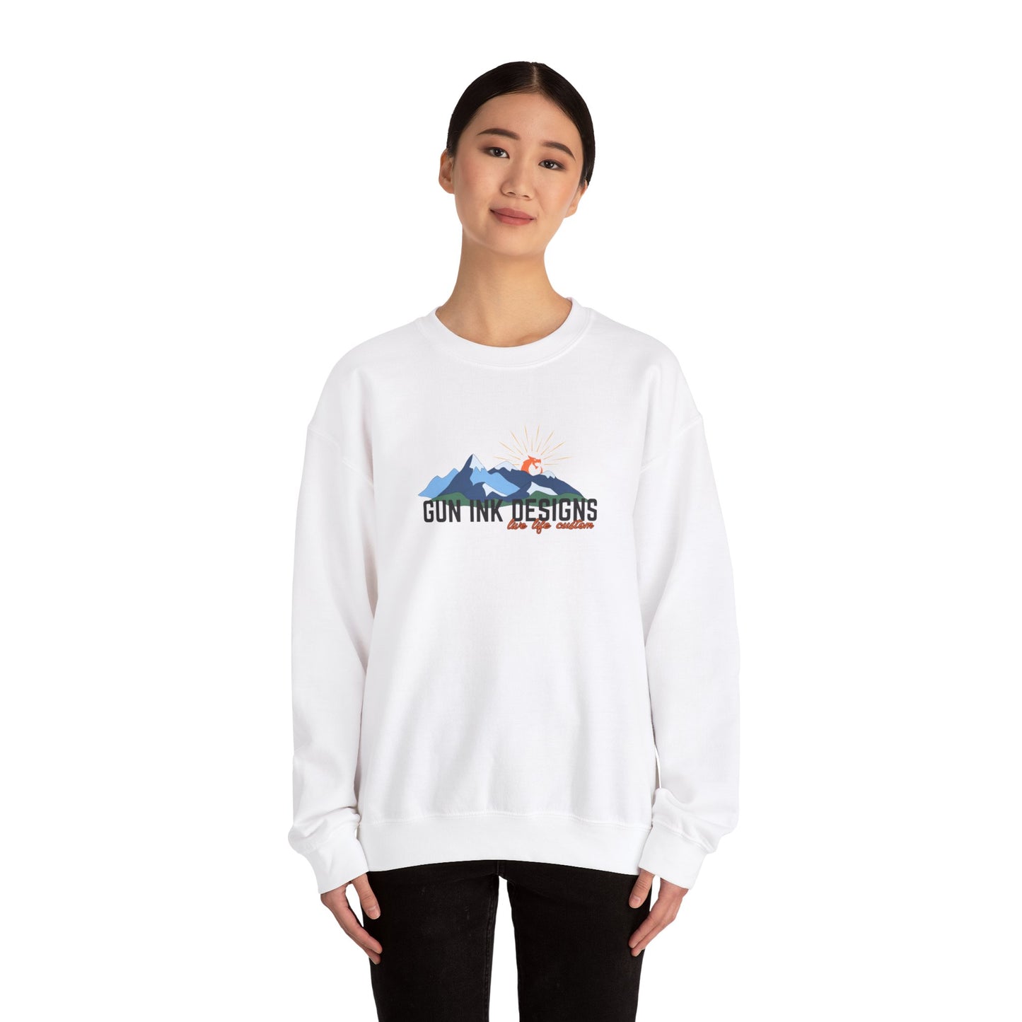 Heavy Blend™ Crewneck Sweatshirt - Dragon Sunrise
