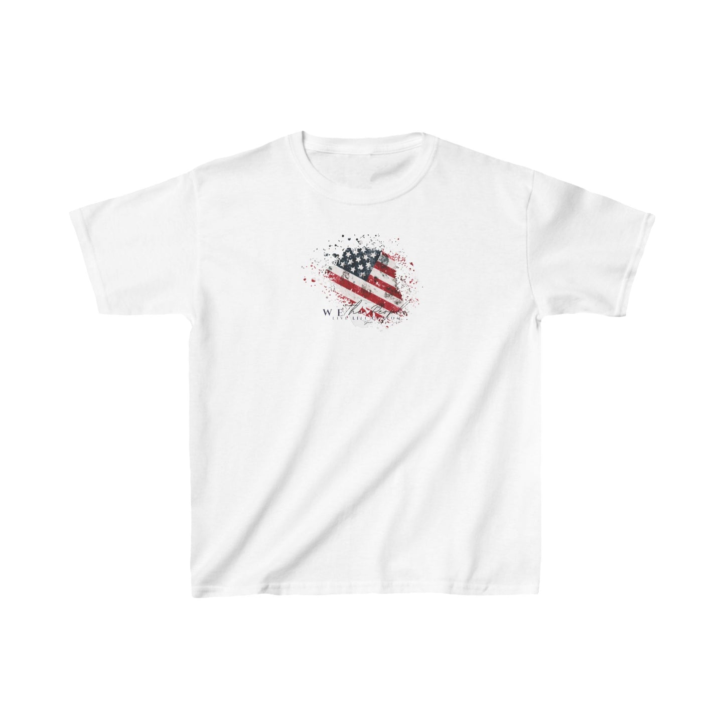 Kids Heavy Cotton™ Tee - We The People Flag