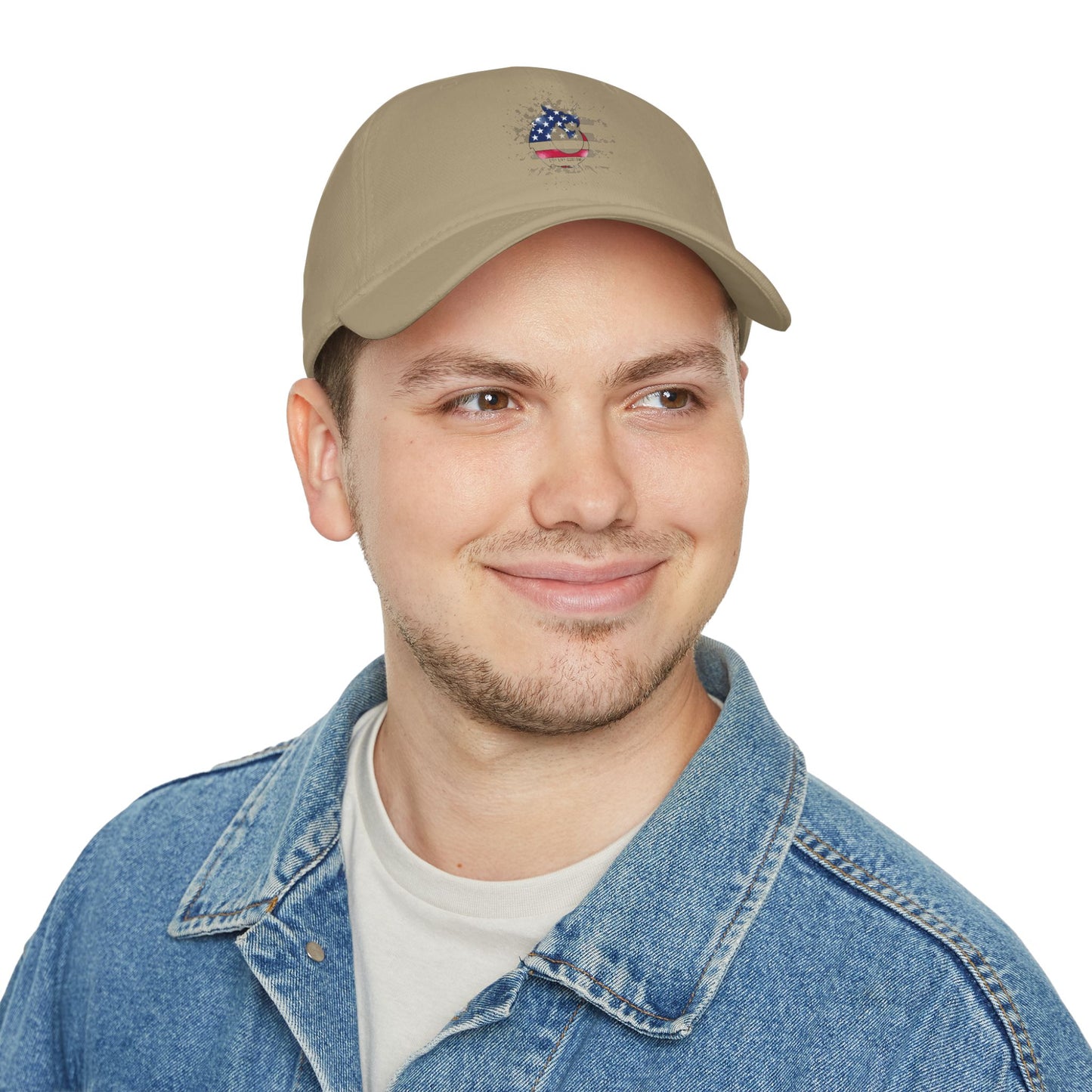 Low Profile Baseball Cap - Distress Flag Dragon