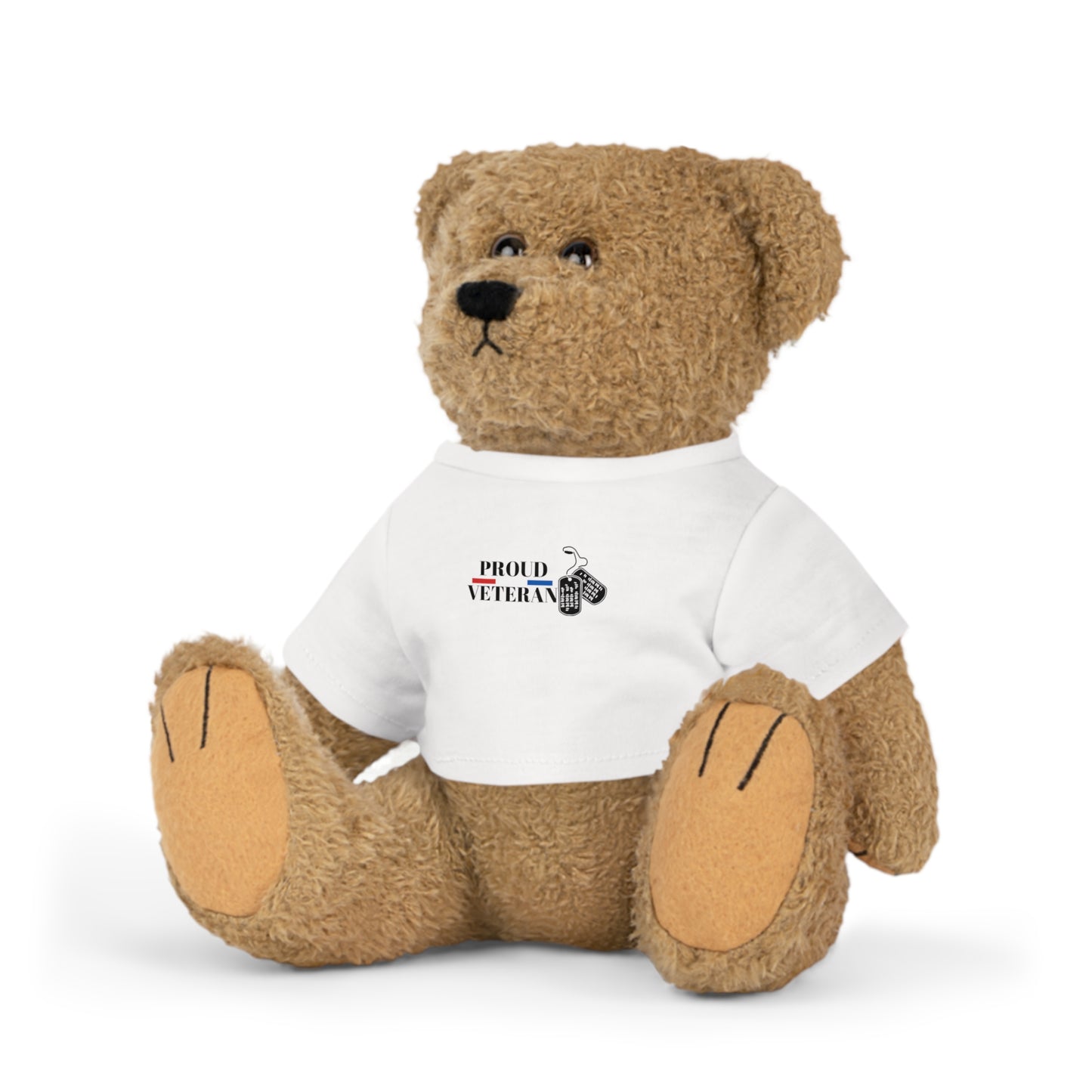 Plush Toy with T-Shirt - Proud Veteran