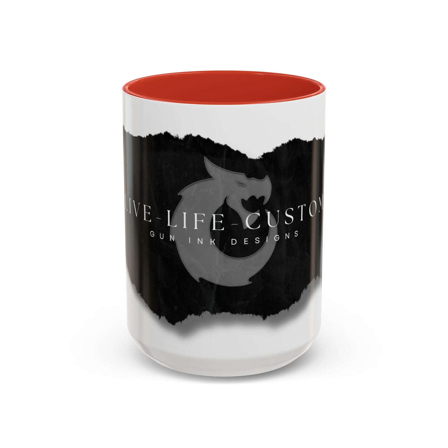 Accent Coffee Mug (11, 15oz) - Torn Paper