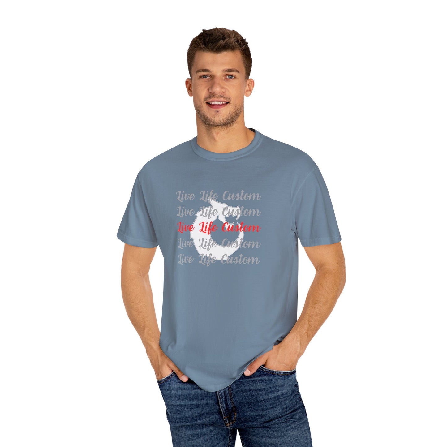 Garment-Dyed T-shirt - LLC Stacked