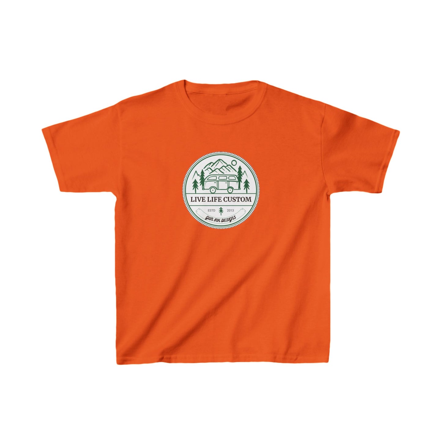 Kids Heavy Cotton™ Tee - Circle Van