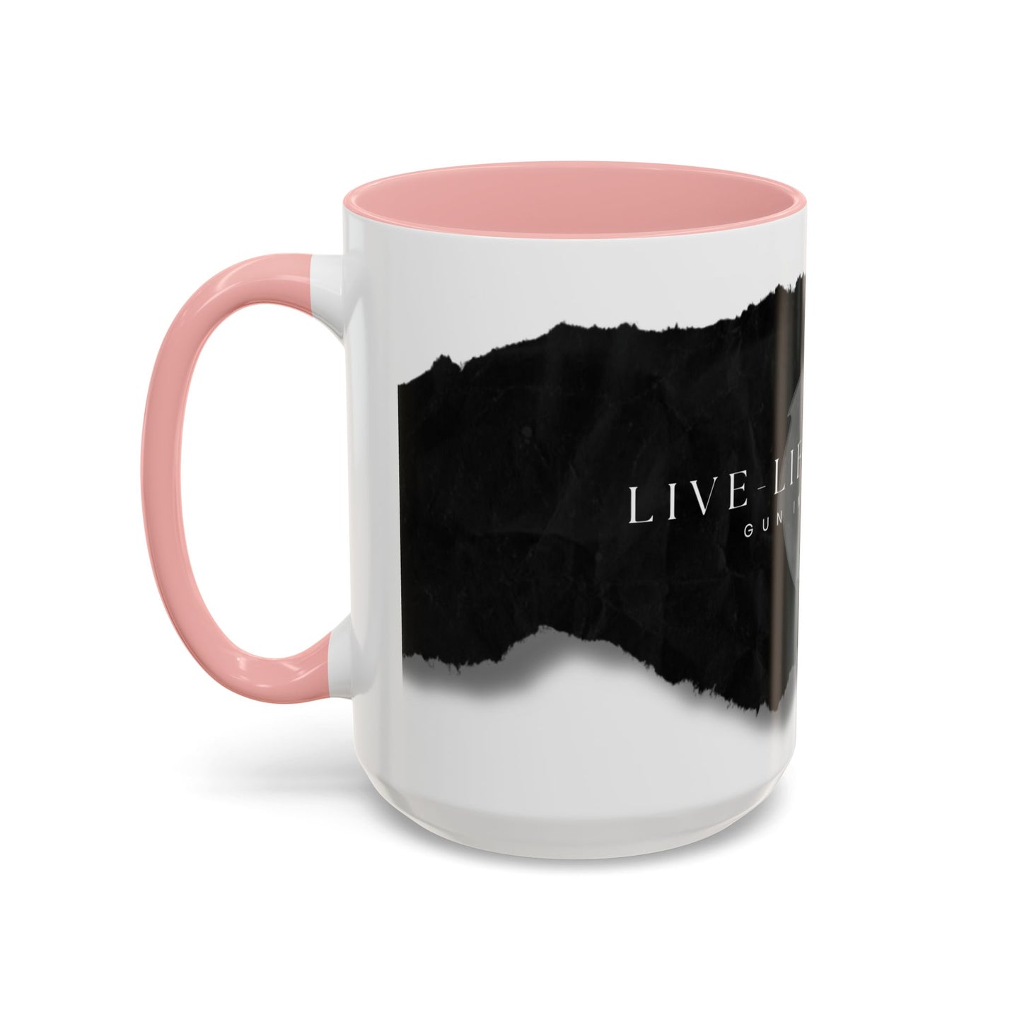 Accent Coffee Mug (11, 15oz) - Torn Paper
