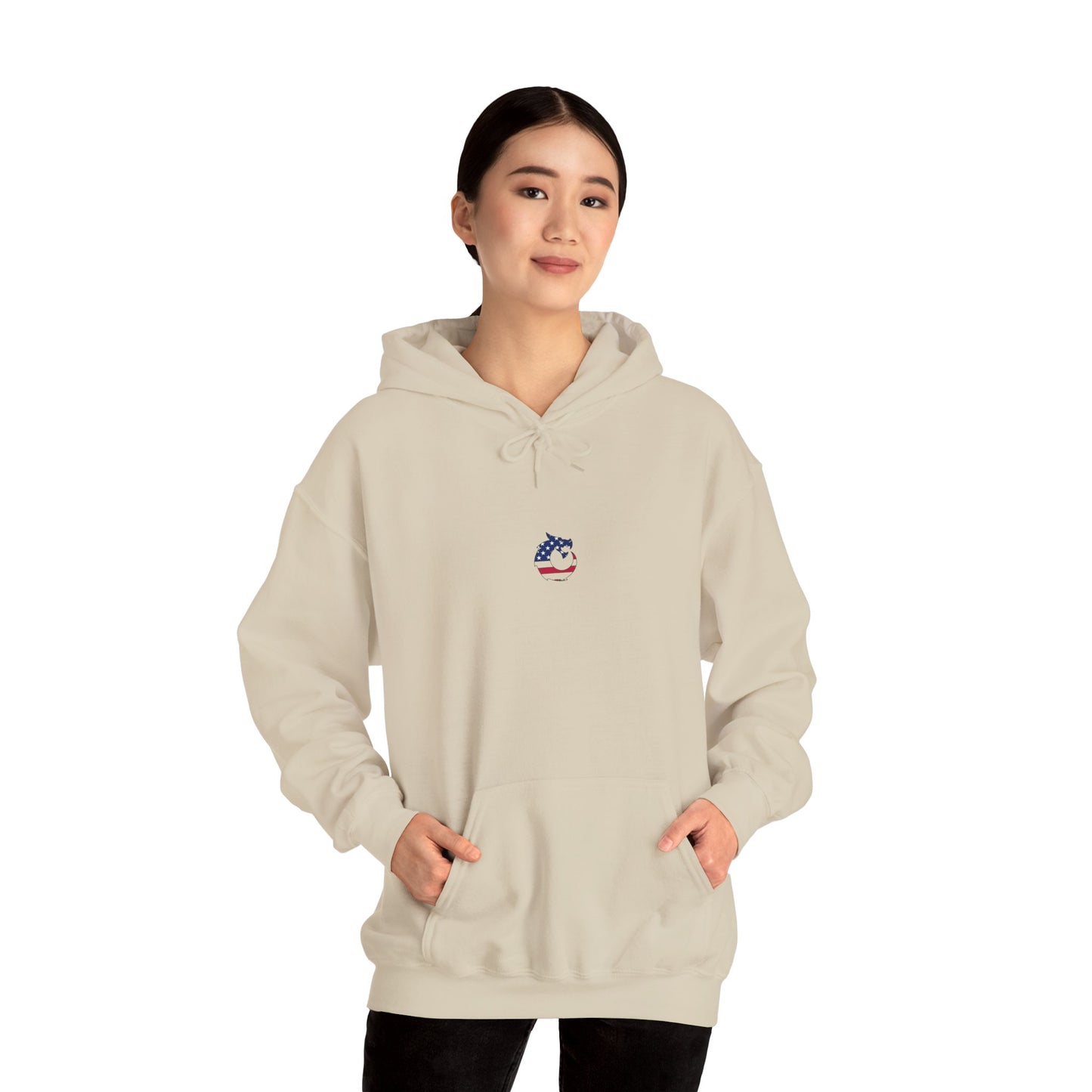 Heavy Blend™ Hooded Sweatshirt - 3D Flag