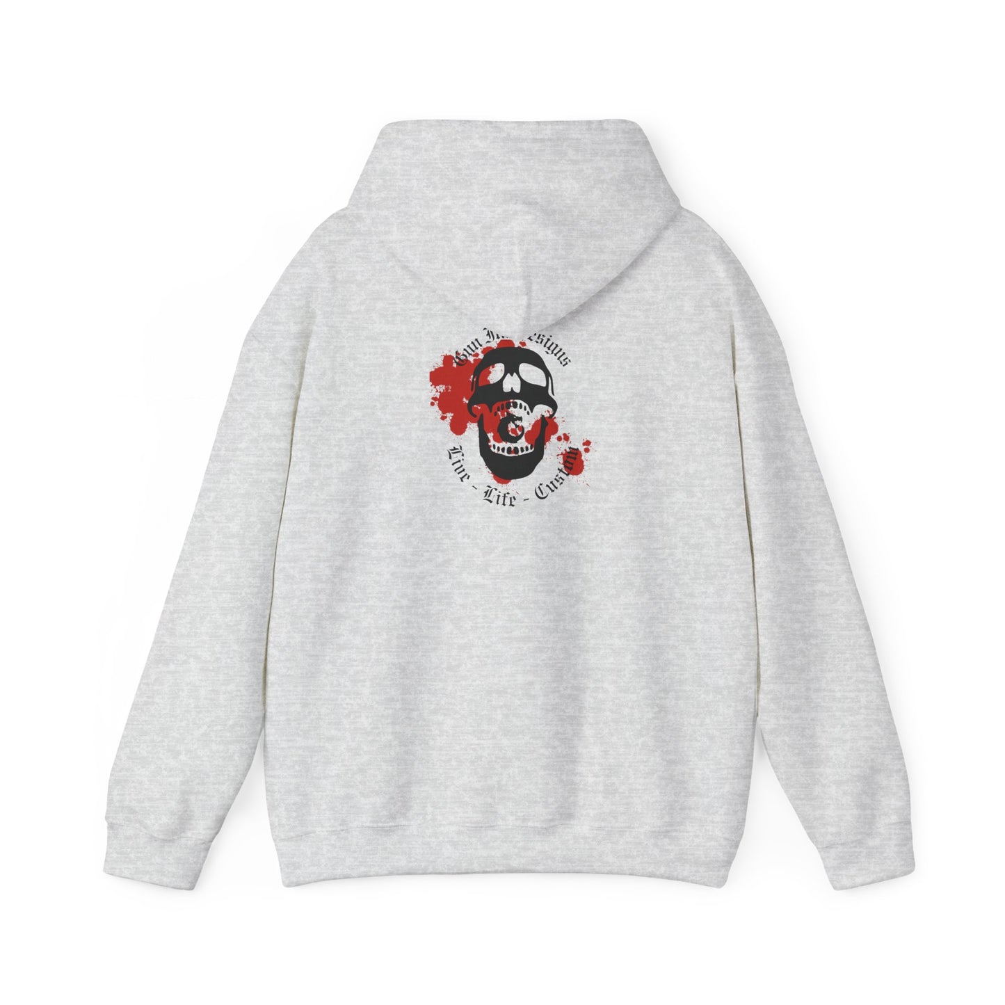 Heavy Blend™ Hooded Sweatshirt - GID Skull