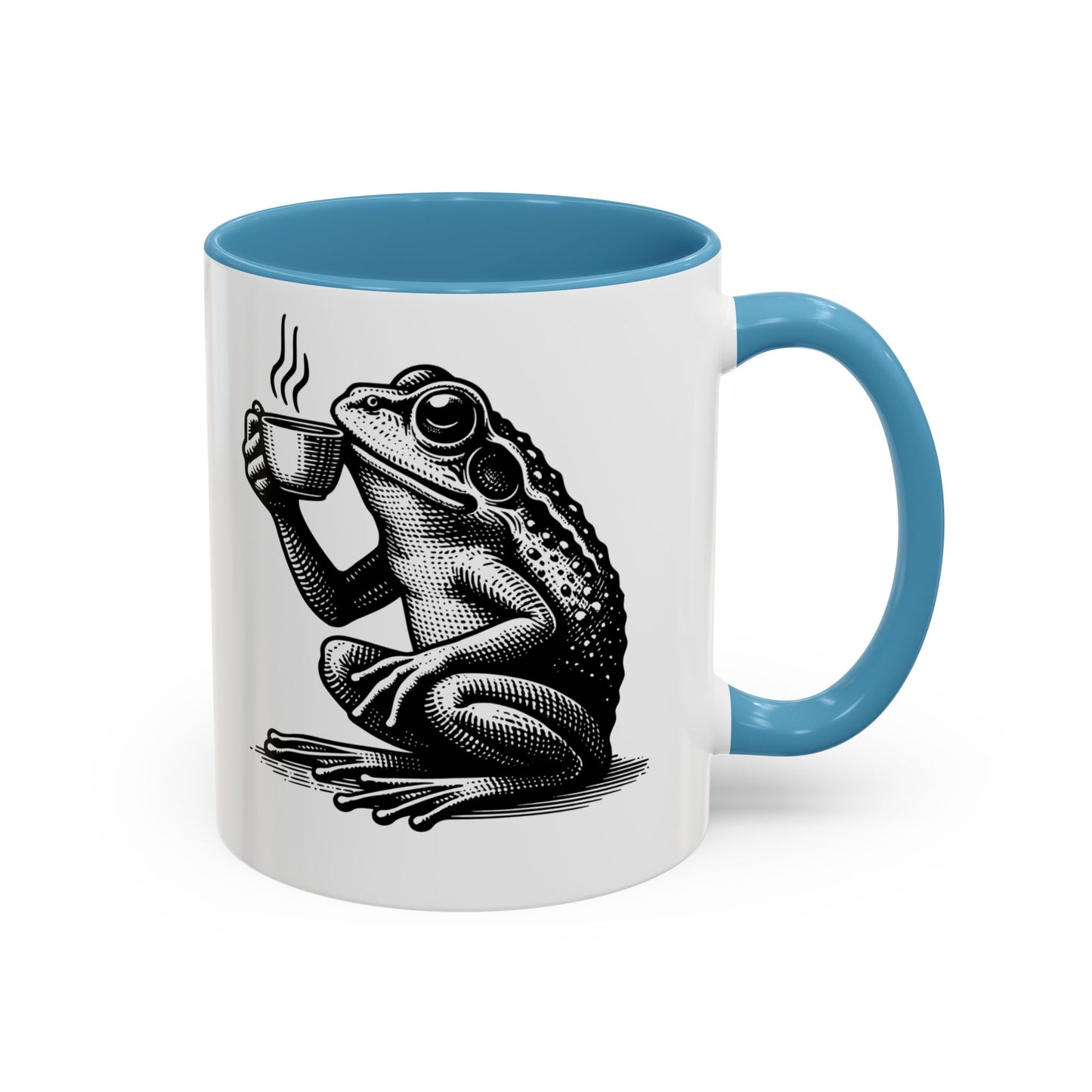 Accent Coffee Mug (11, 15oz) - Coffee Frogs