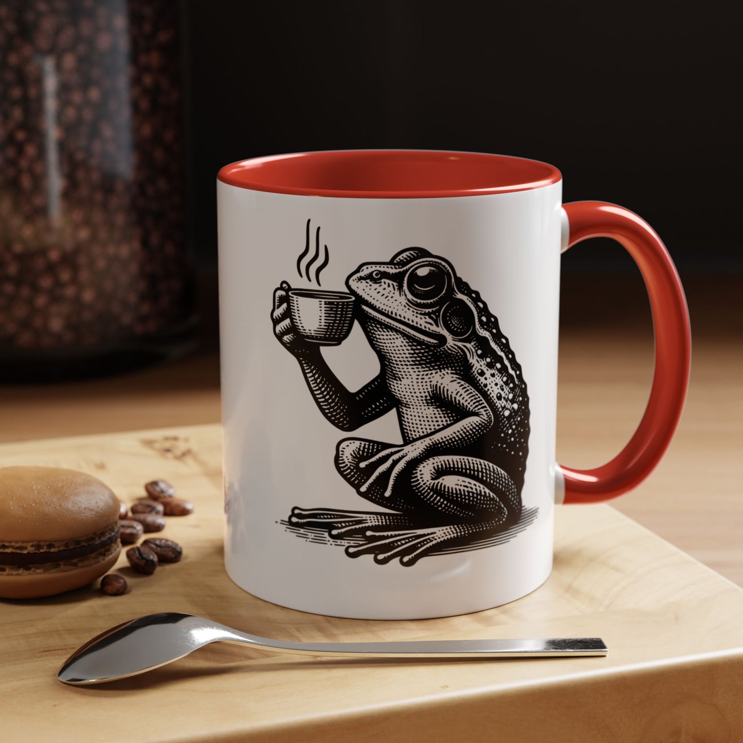 Accent Coffee Mug (11, 15oz) - Coffee Frogs