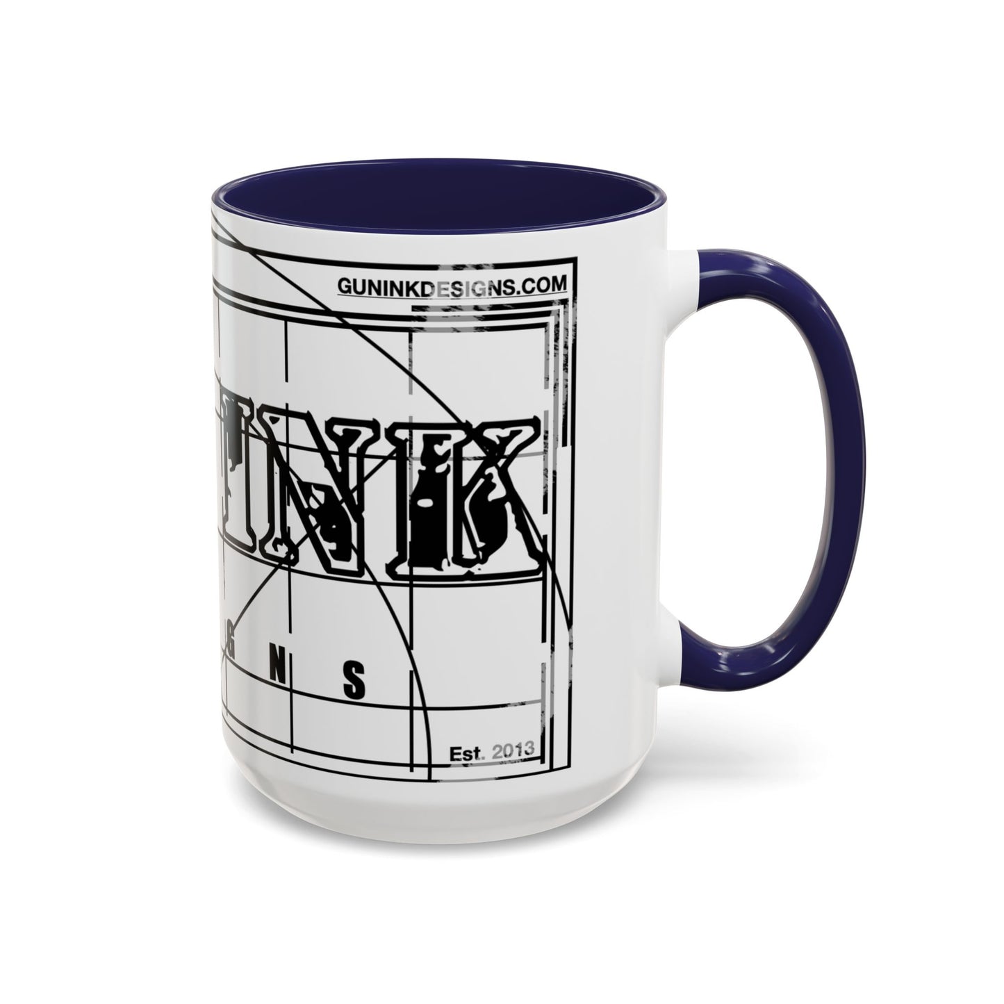 Accent Coffee Mug (11, 15oz) - GID Draft Graphic