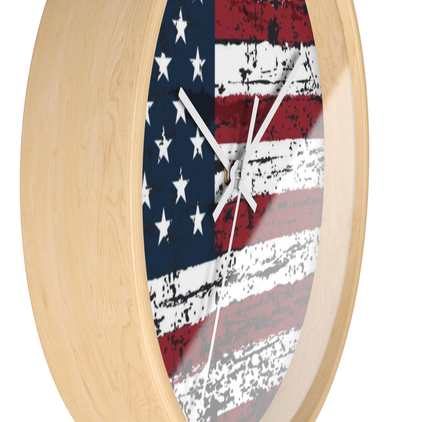 Wall Clock - Vintage Flag